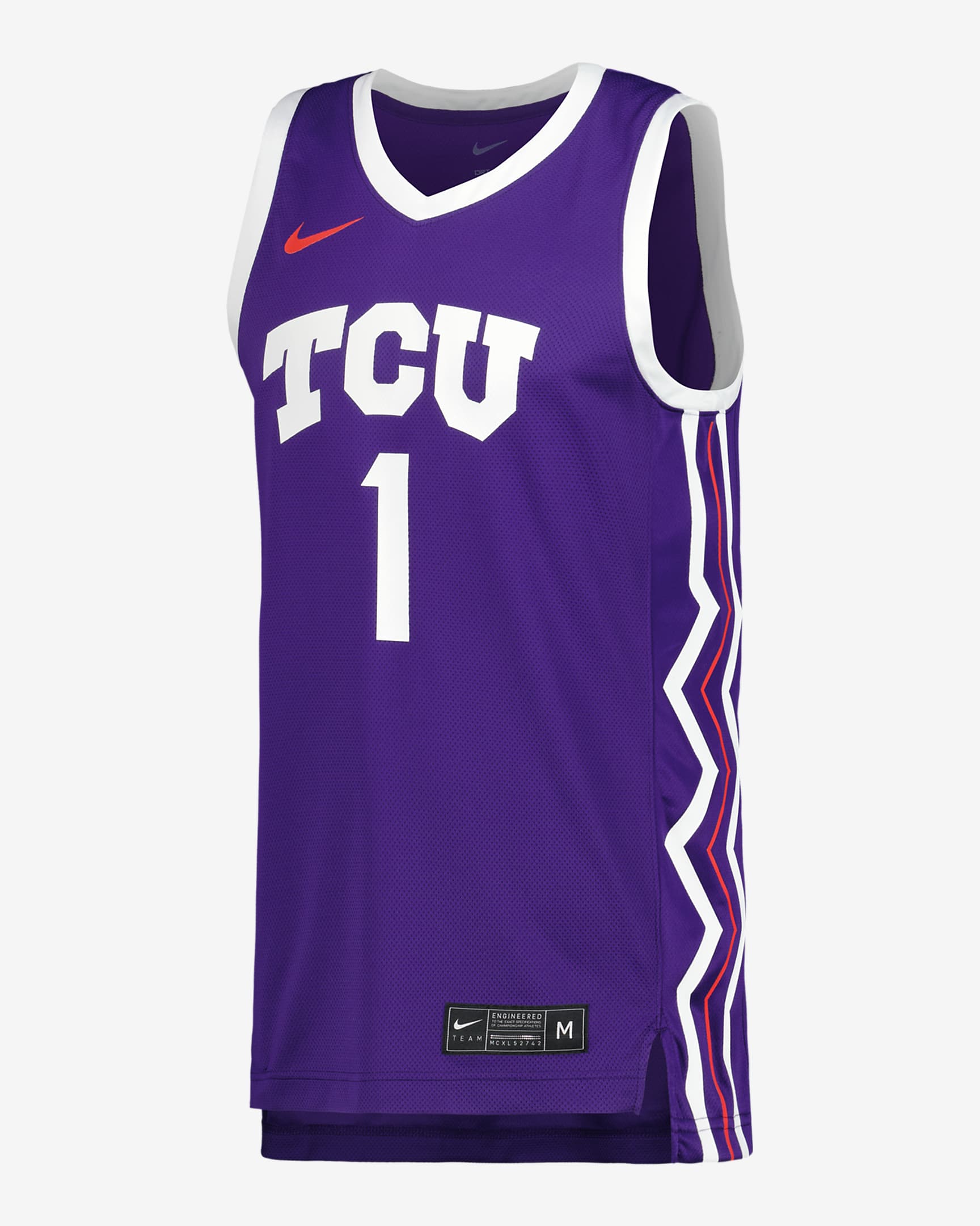 Jersey de básquetbol para hombre Nike College TCU Replica.