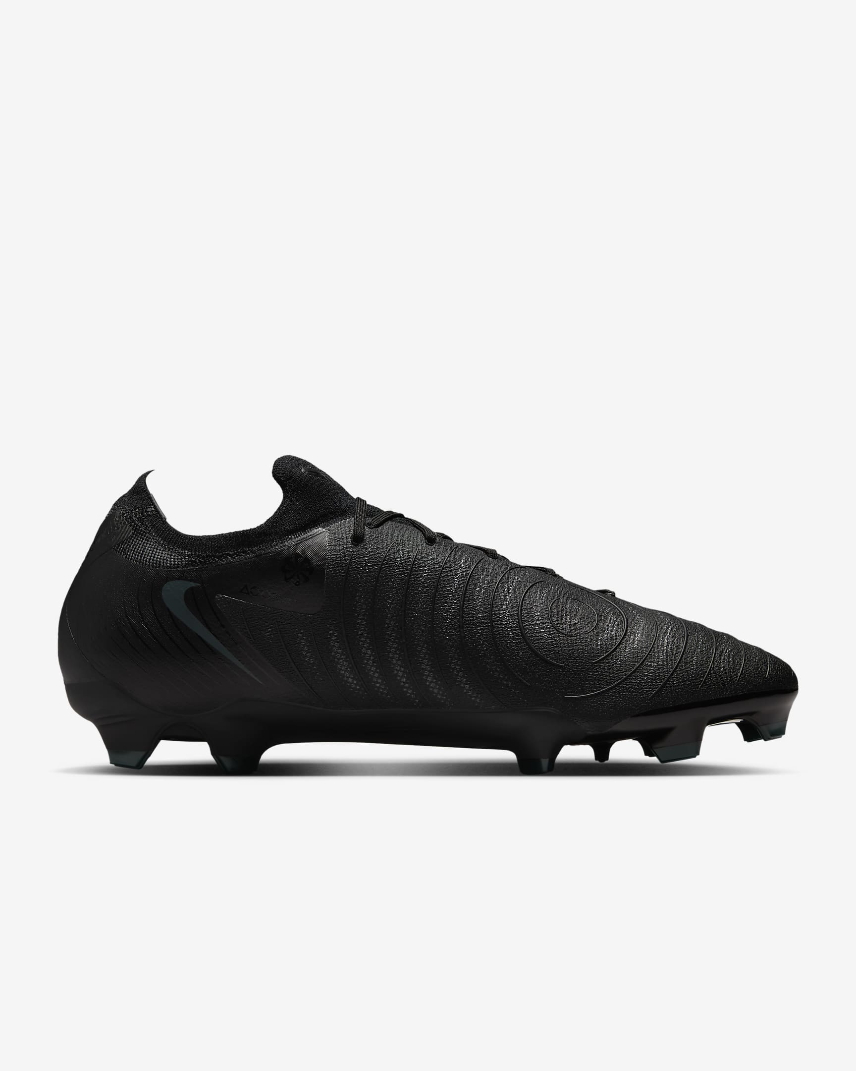 Chaussure de foot à crampons basse FG Nike Phantom GX 2 Pro - Noir/Deep Jungle/Noir