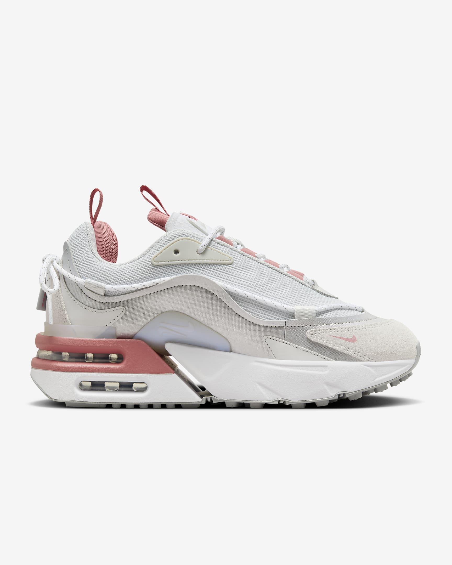 Nike Air Max Furyosa damesschoen - Wit/Photon Dust/Metallic Silver/Red Stardust