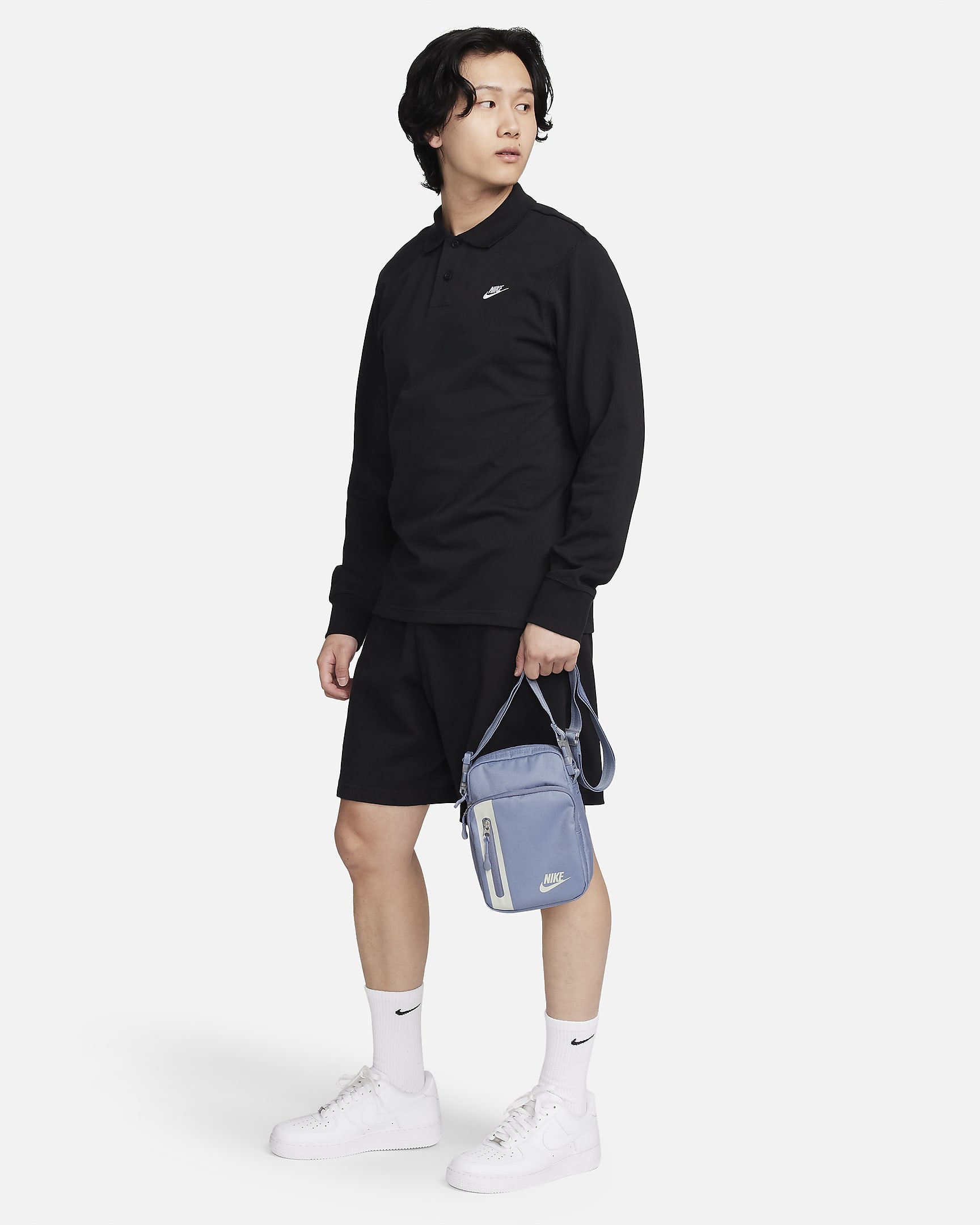Nike Premium Cross-Body Bag (4L) - Ashen Slate/Ashen Slate/Light Silver