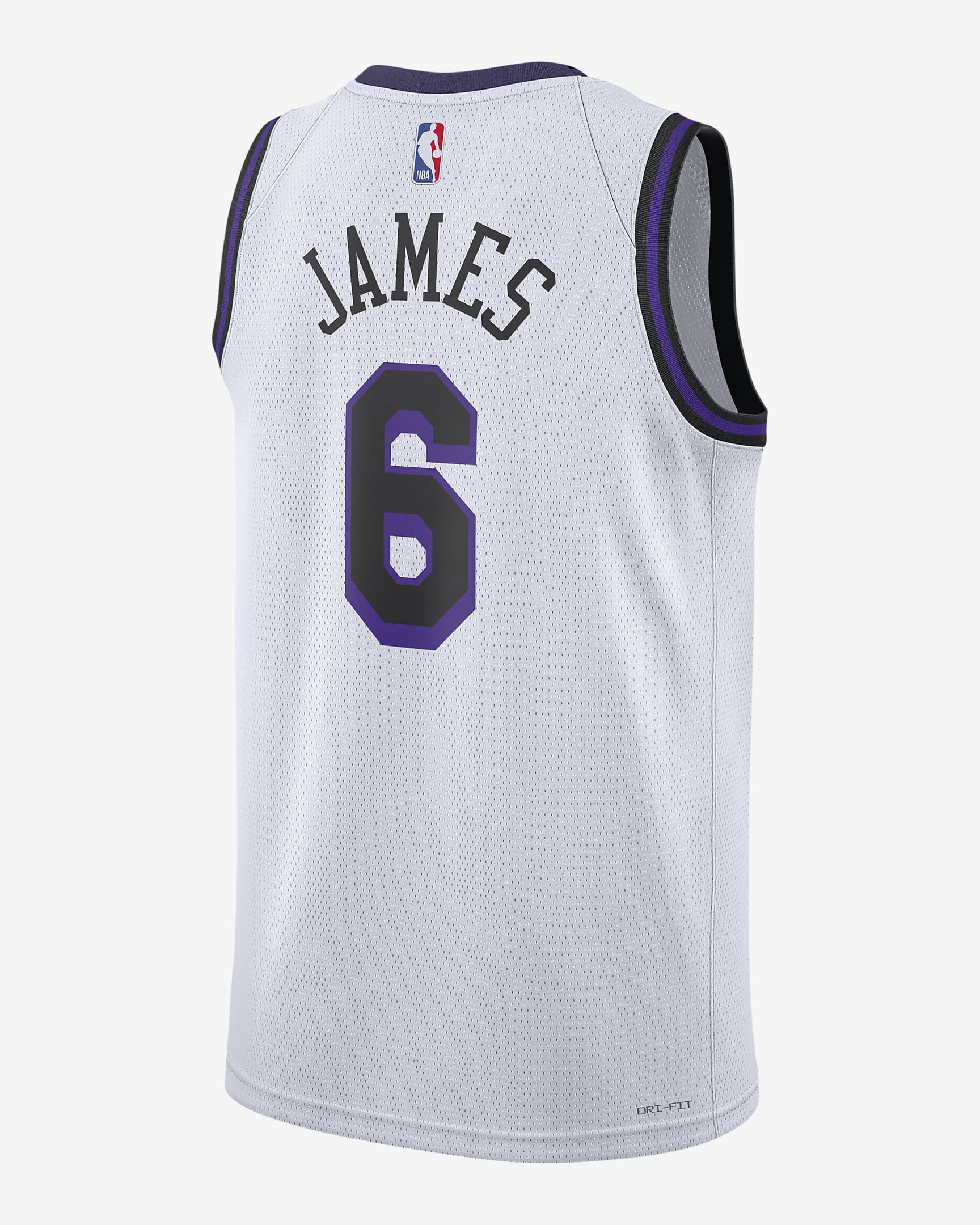 Jersey Nike Dri-FIT Swingman de la NBA LeBron James Los Angeles Lakers ...