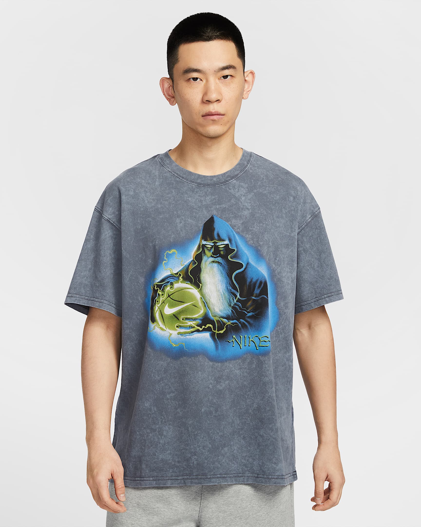 Nike Men's Basketball T-Shirt - Anthracite