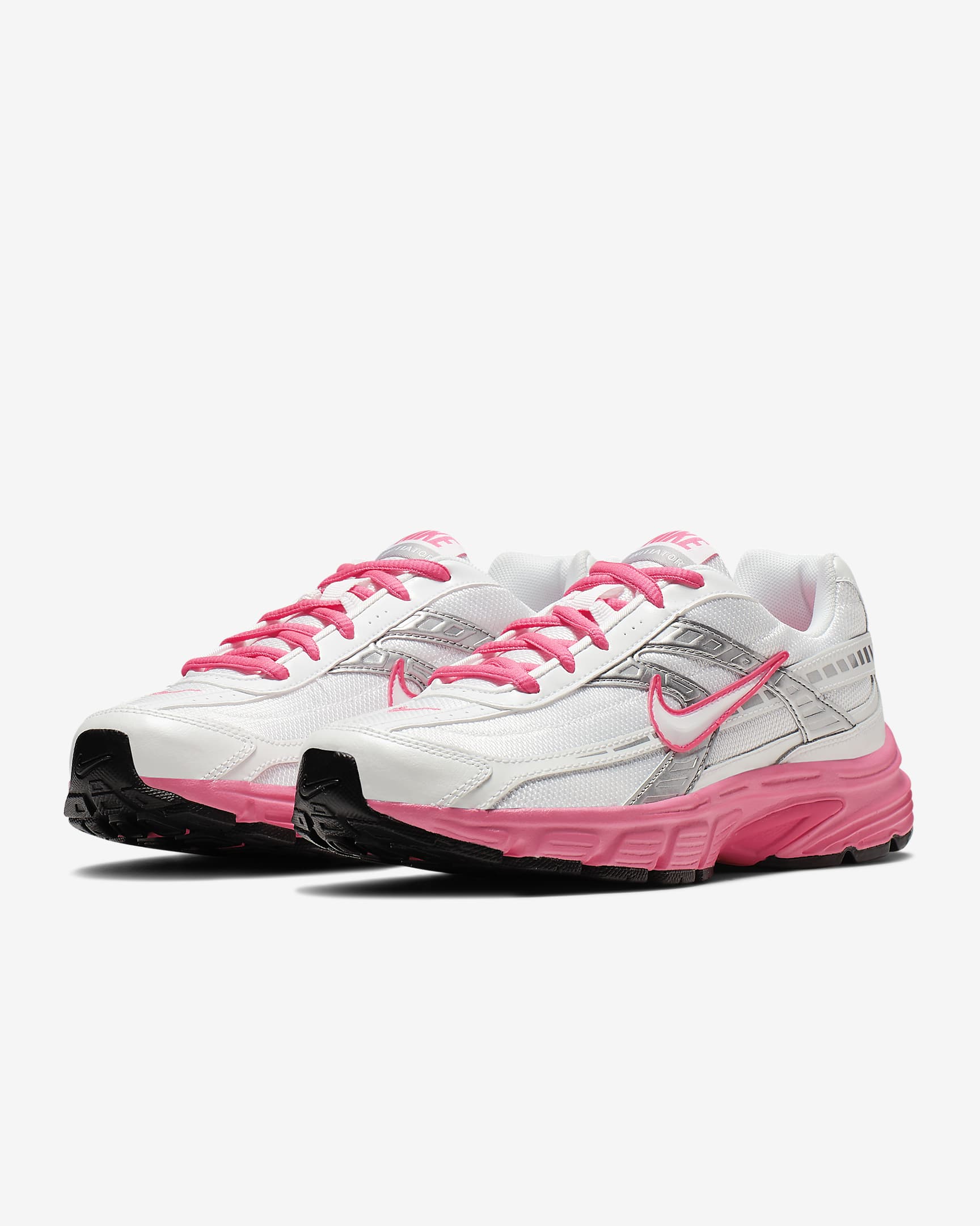 Tenis para mujer Nike Initiator - Blanco/Plata metalizado/Negro/Blanco