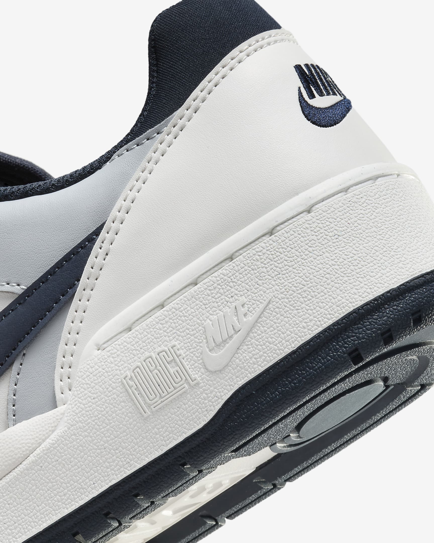 Nike Full Force Low-sko til mænd - Platinum Tint/Wolf Grey/Summit White/Dark Obsidian