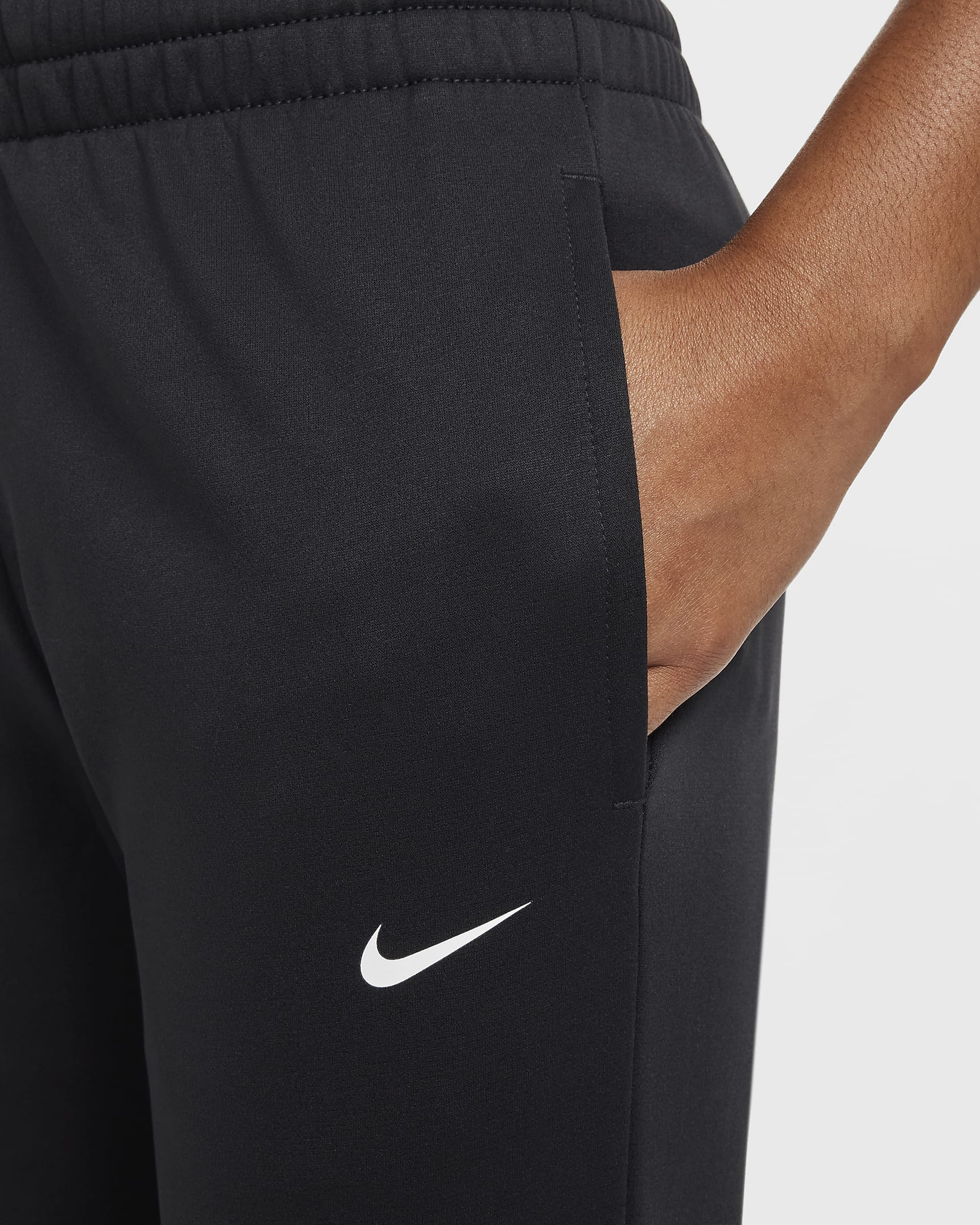 Nike Multi Stain Repel Big Kids' Therma-FIT Joggers - Black/White