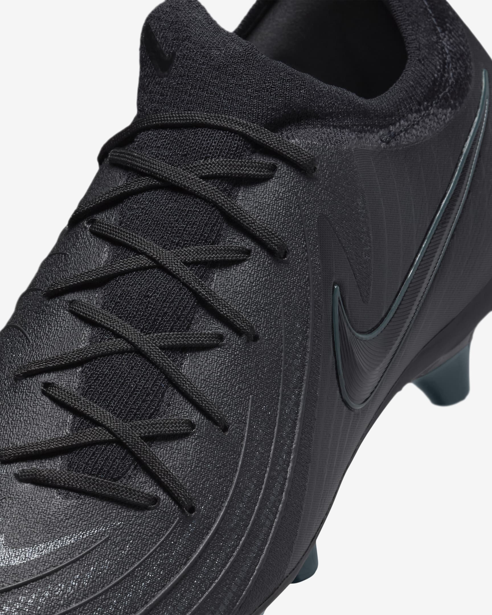 Chuteiras de futebol de cano baixo AG Nike Phantom GX 2 Pro - Preto/Deep Jungle/Preto