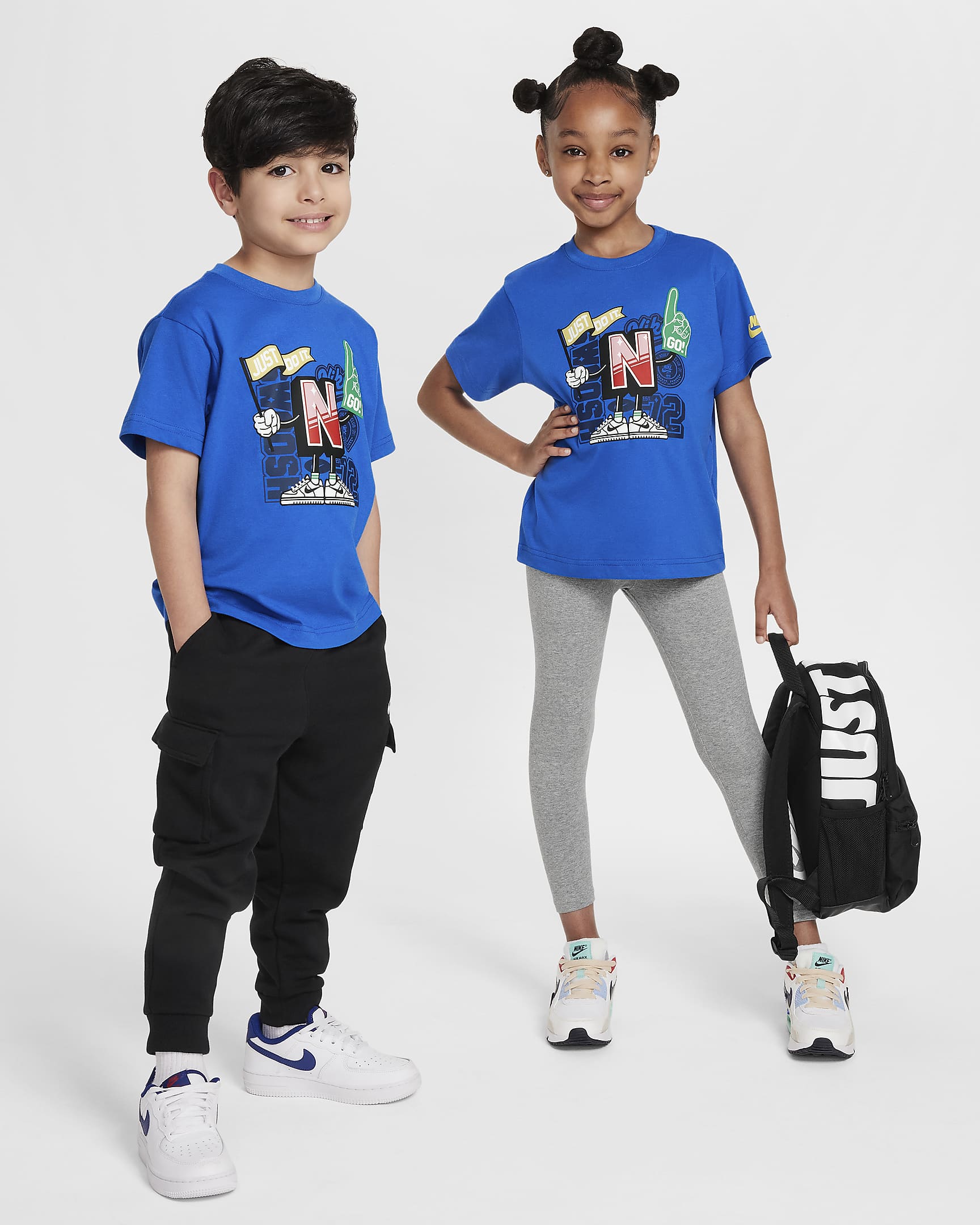 Nike Step Up Your Game Little Kids' Graphic T-Shirt - Game Royal