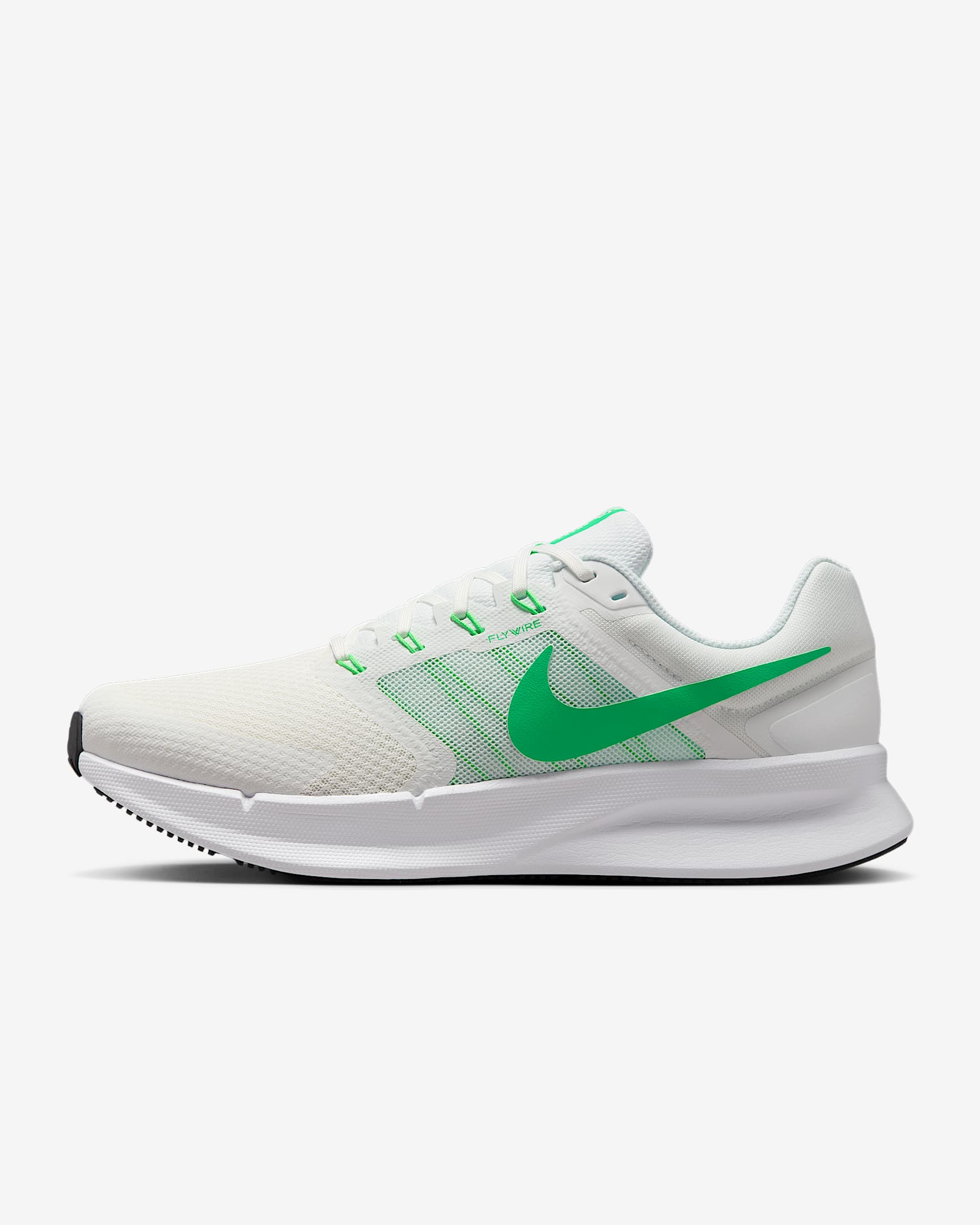 Tenis de correr en pavimento para hombre Nike Run Swift 3 - Blanco cumbre/Verde ligero/Verde strike/Verde impacto