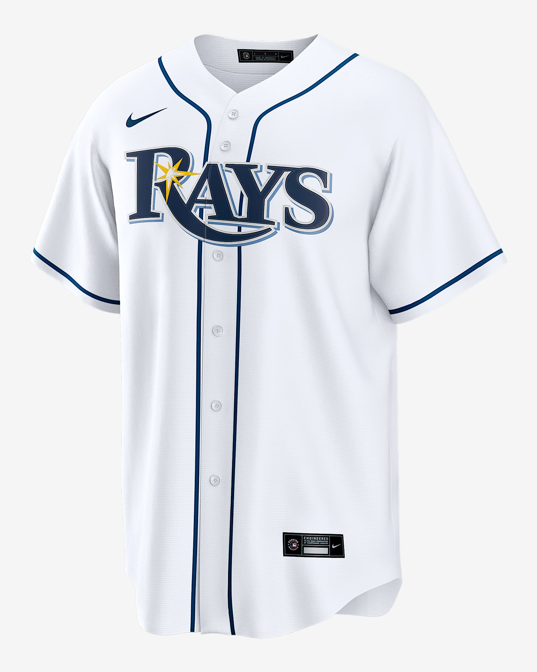 Yandy Díaz Tampa Bay Rays Men's Nike MLB Replica Jersey - White
