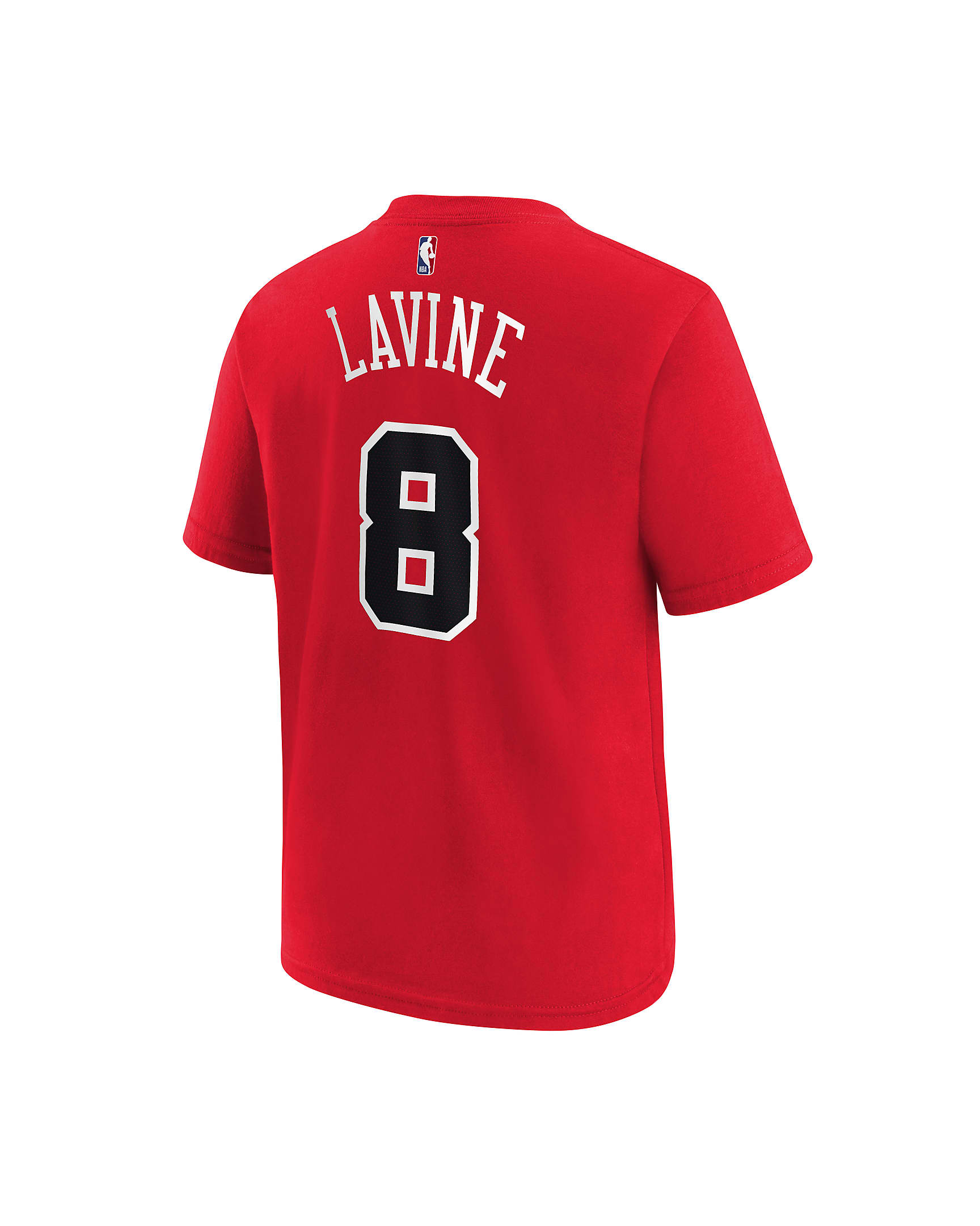 Playera Nike de la NBA para niño talla grande Zach LaVine Chicago Bulls - Rojo universitario