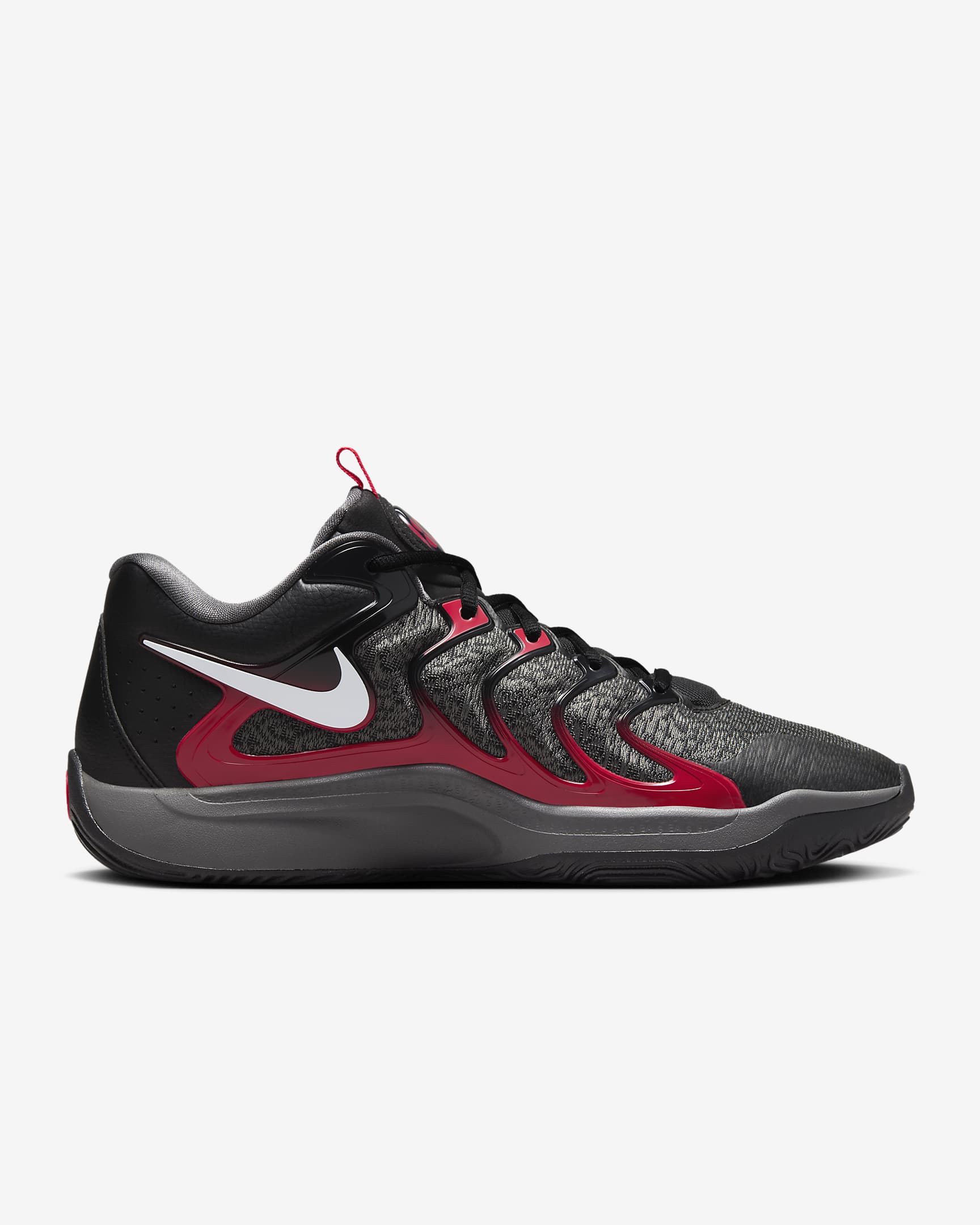 KD17 Basketball Shoes - Black/Iron Grey/University Red/White