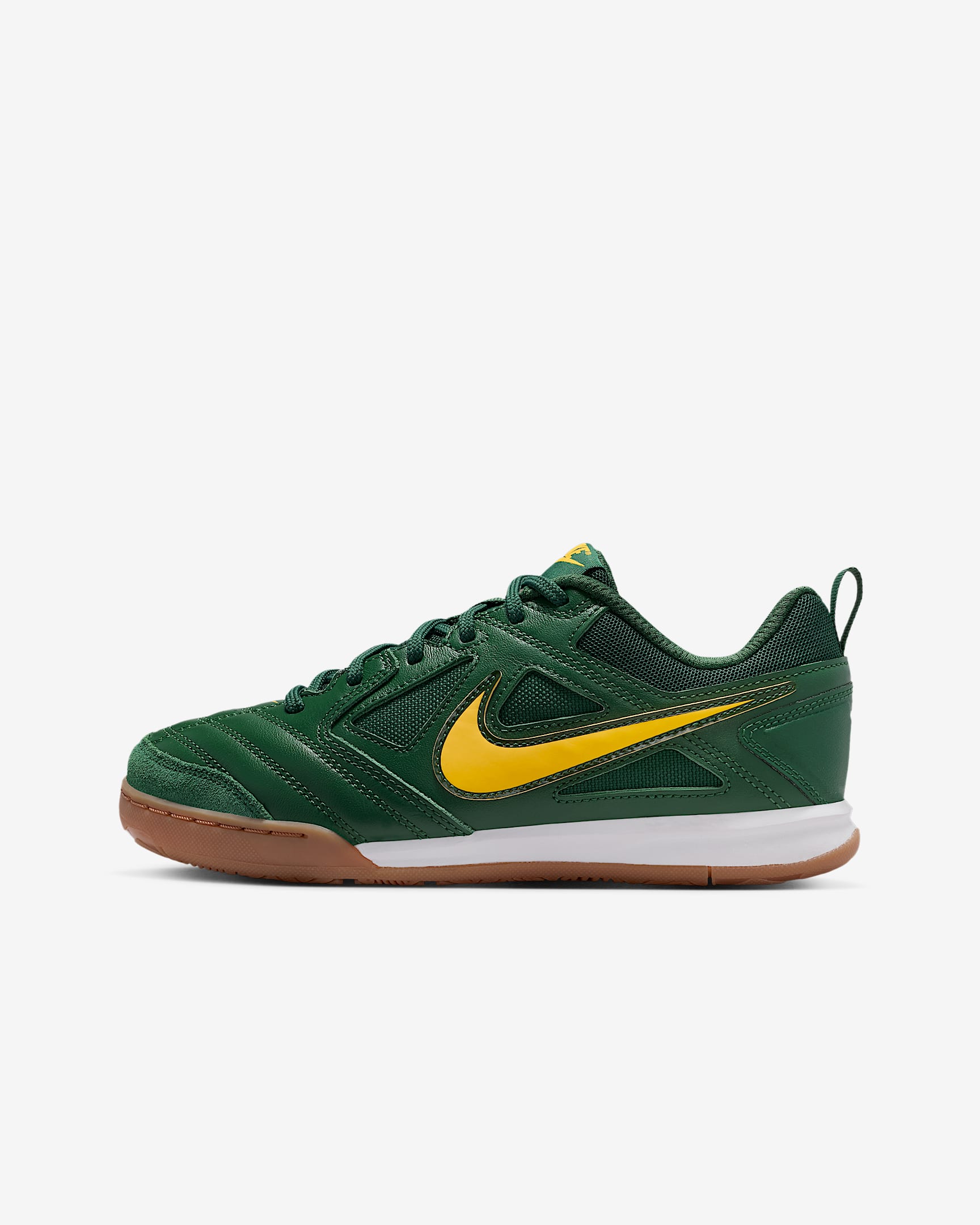 Nike Gato Older Kids' Shoes - Fir/White/Gum Medium Brown/Varsity Maize