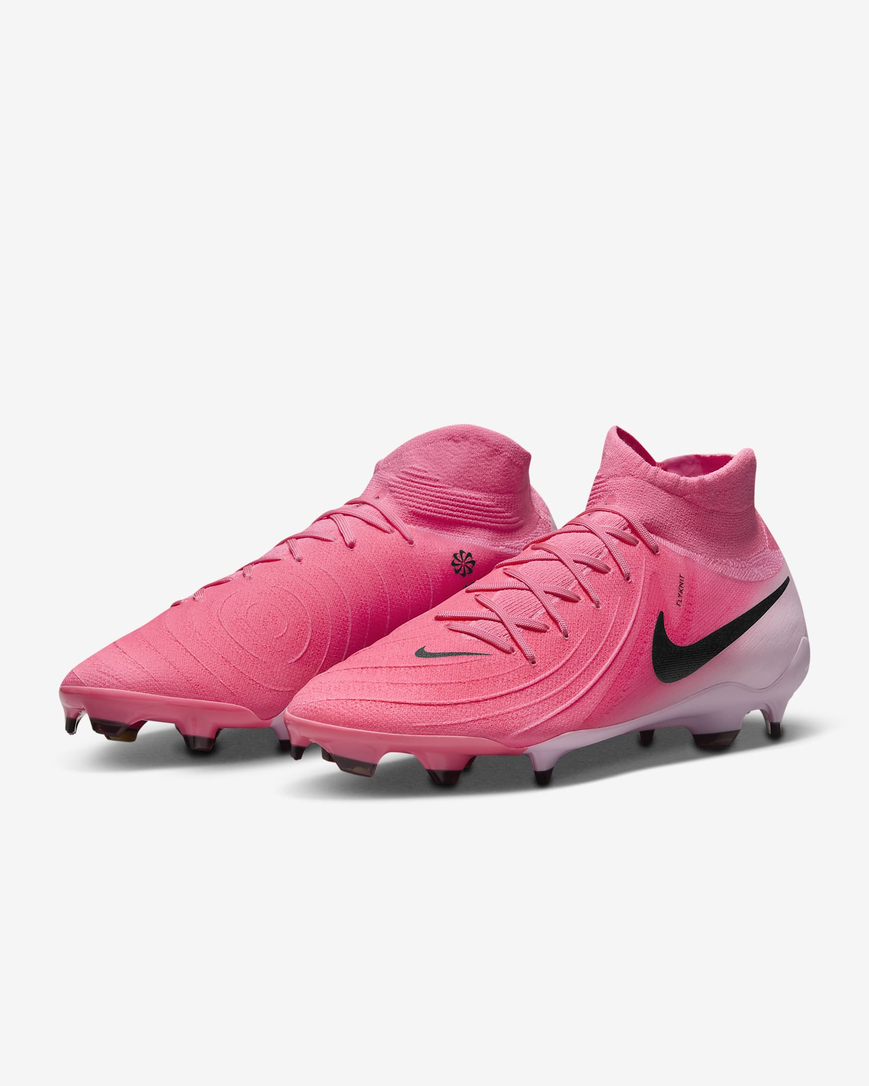 Nike Phantom Luna 2 Pro Botas de fútbol de perfil alto FG - Sunset Pulse/Negro