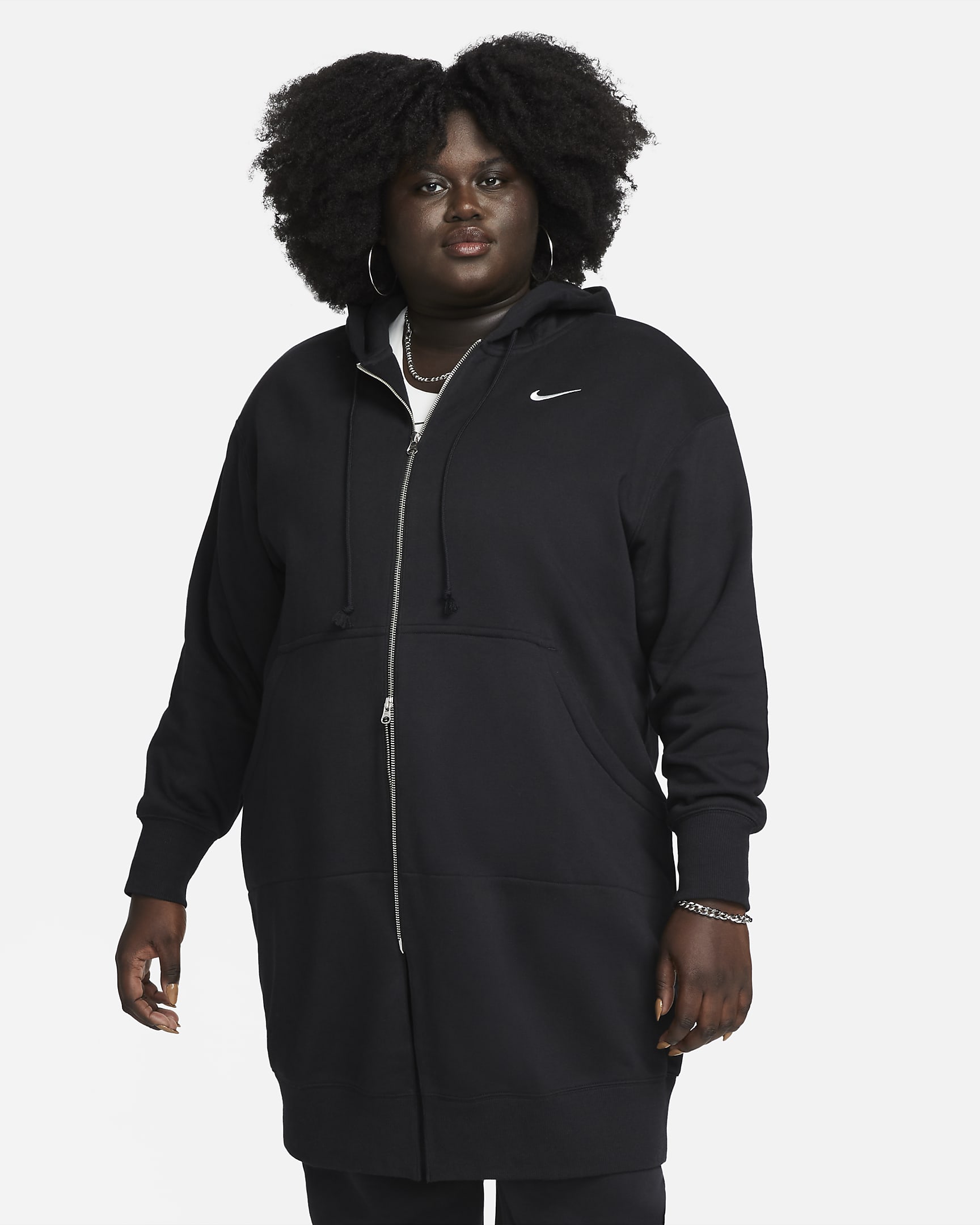 Sportswear long zip hoodie clearance