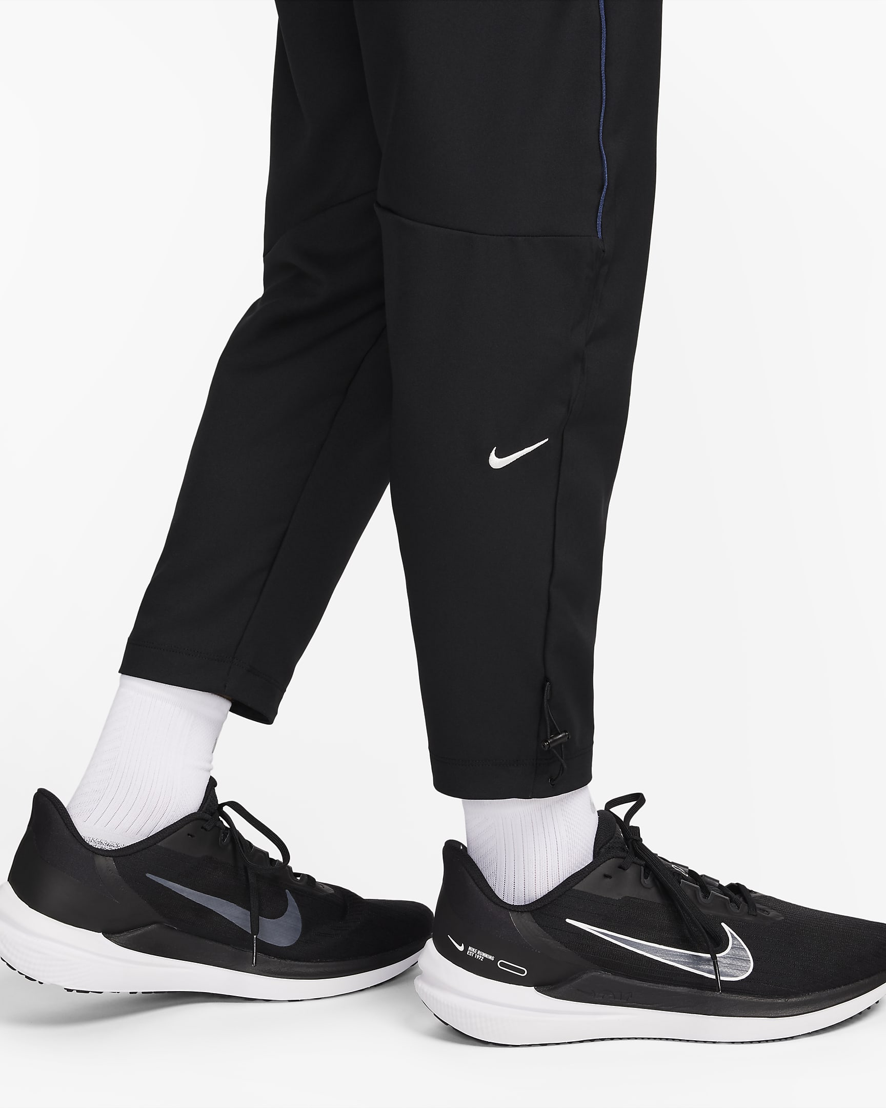 Nike Challenger Track Club Men's Dri-FIT Running Trousers - Black/Midnight Navy/Summit White