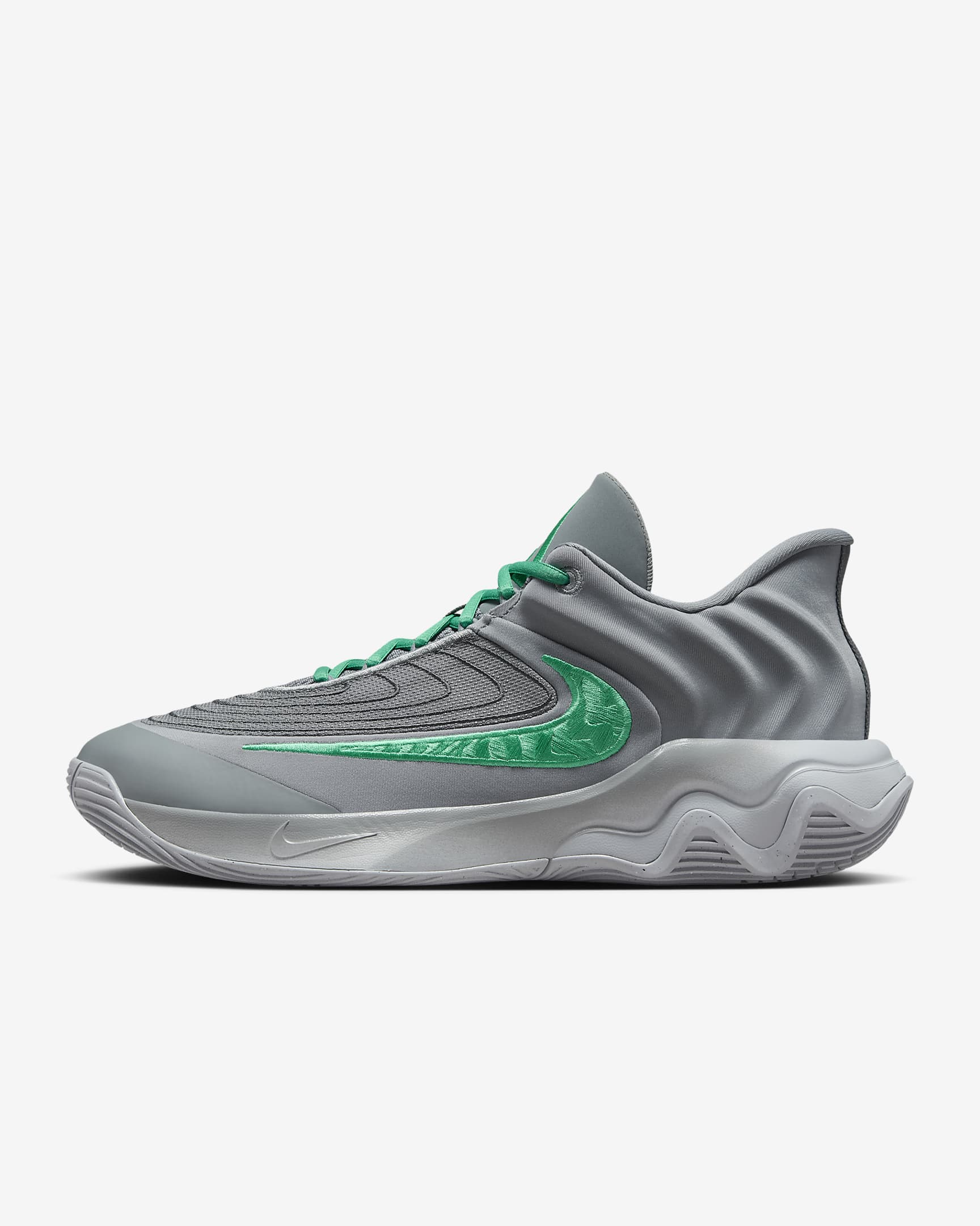 Chaussure de basket Giannis Immortality 4 - Smoke Grey/Wolf Grey/Dark Smoke Grey/Stadium Green