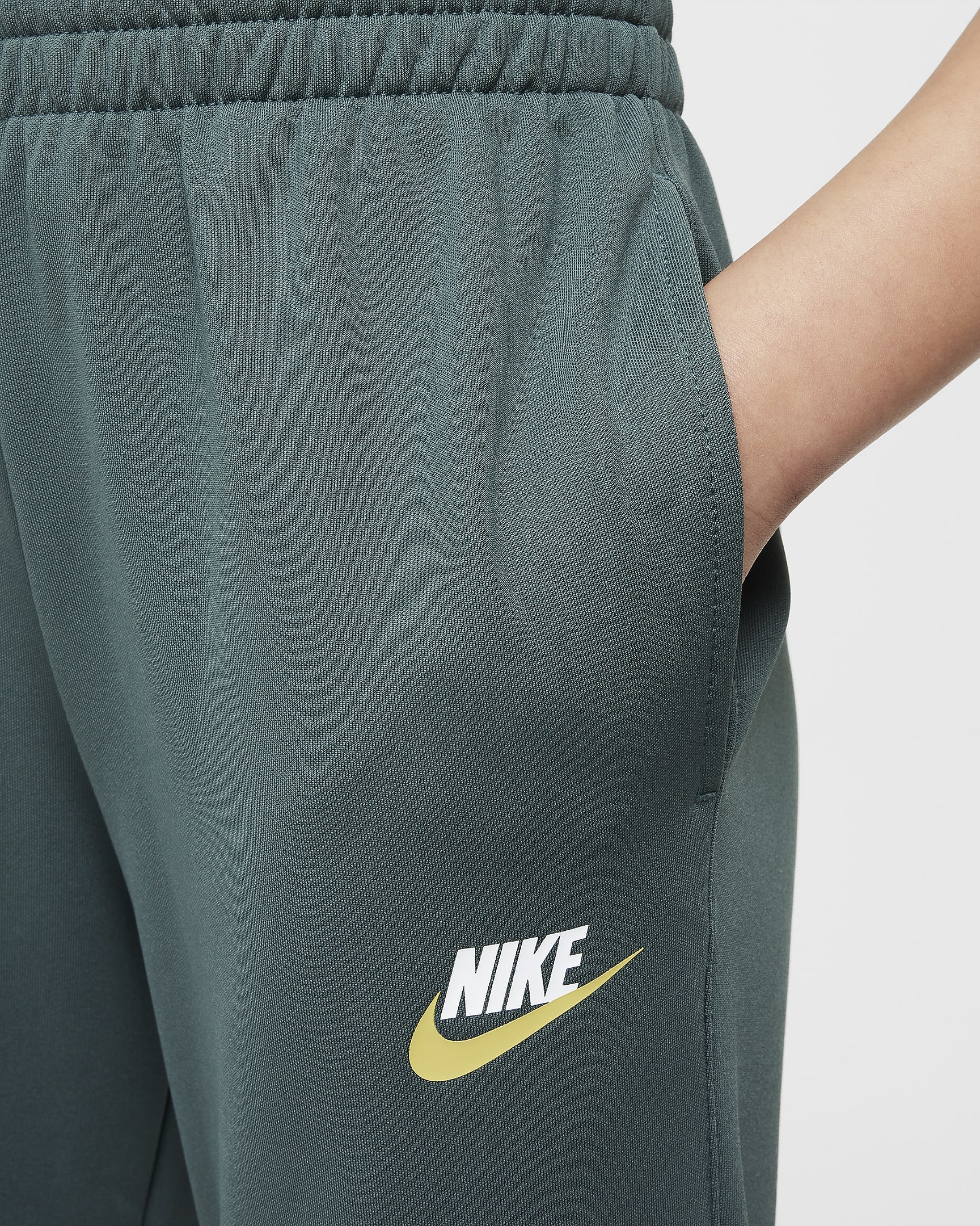 Nike Sportswear Older Kids' Tracksuit - Vintage Green/White