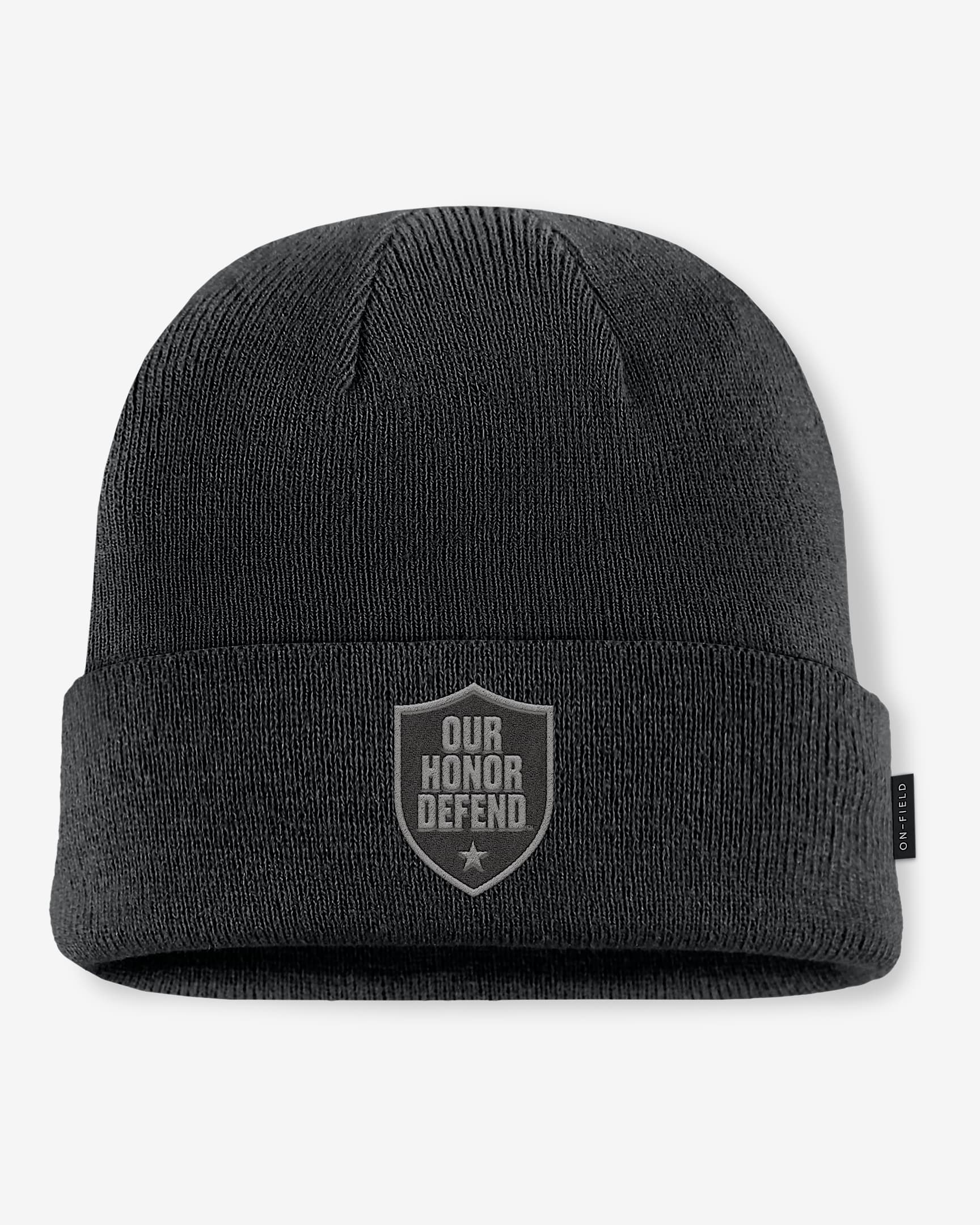 Ohio State 2025 Military Appreciation Men's Nike College Cuffed Beanie - Black