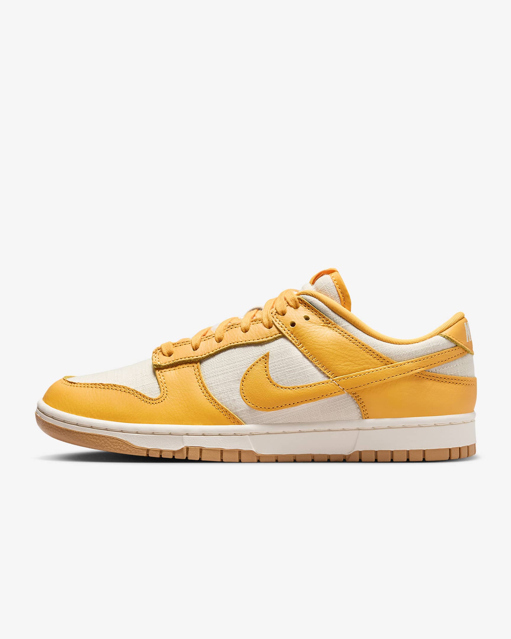 Nike Dunk Low Retro Premium Men's Shoes - University Gold/Coconut Milk/Gum Light Brown/University Gold