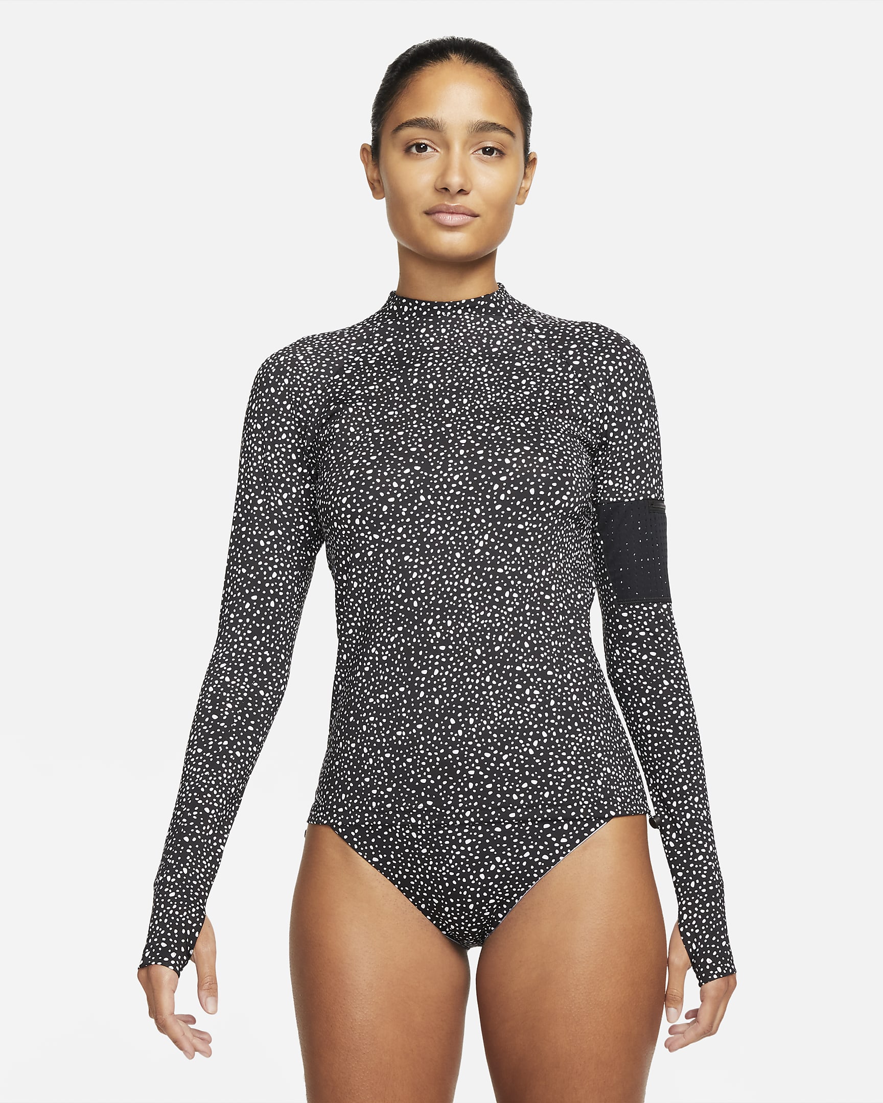 Nike Water Dots Women's Long Sleeve Hydroguard - Black