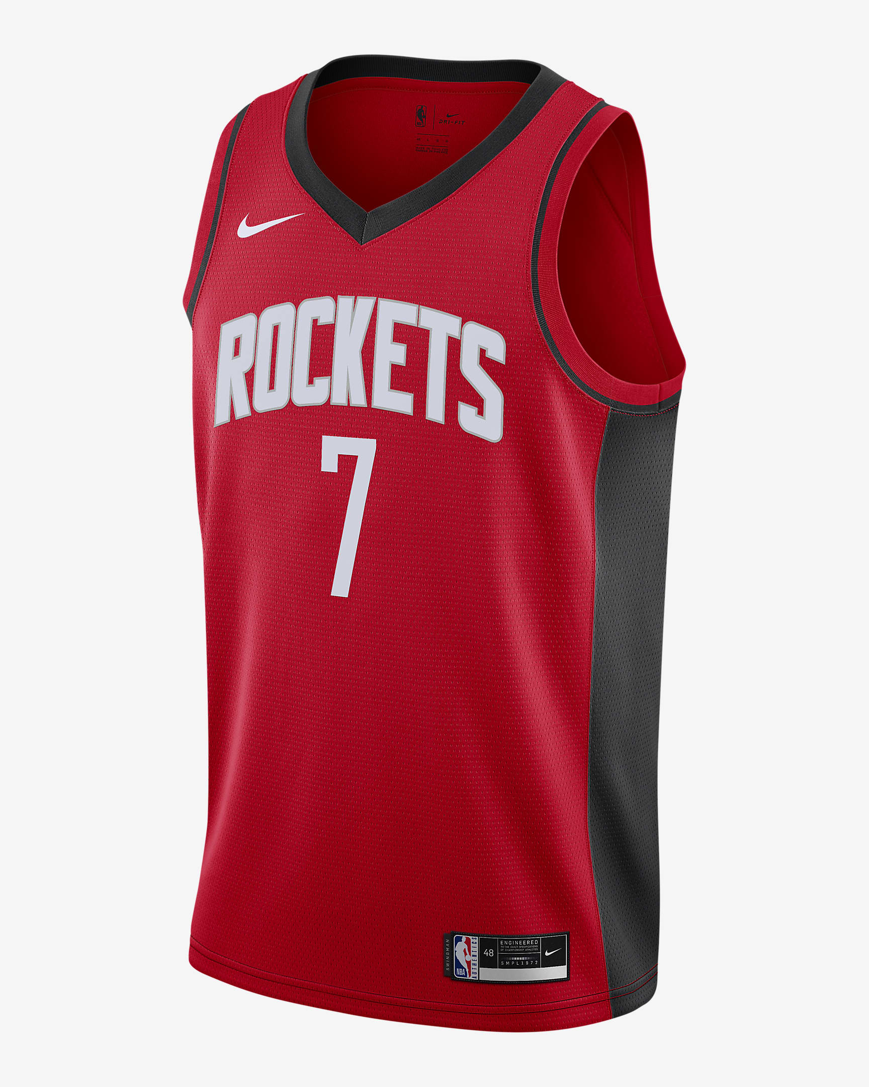 Rockets Icon Edition 2020 Nike NBA Swingman Jersey.