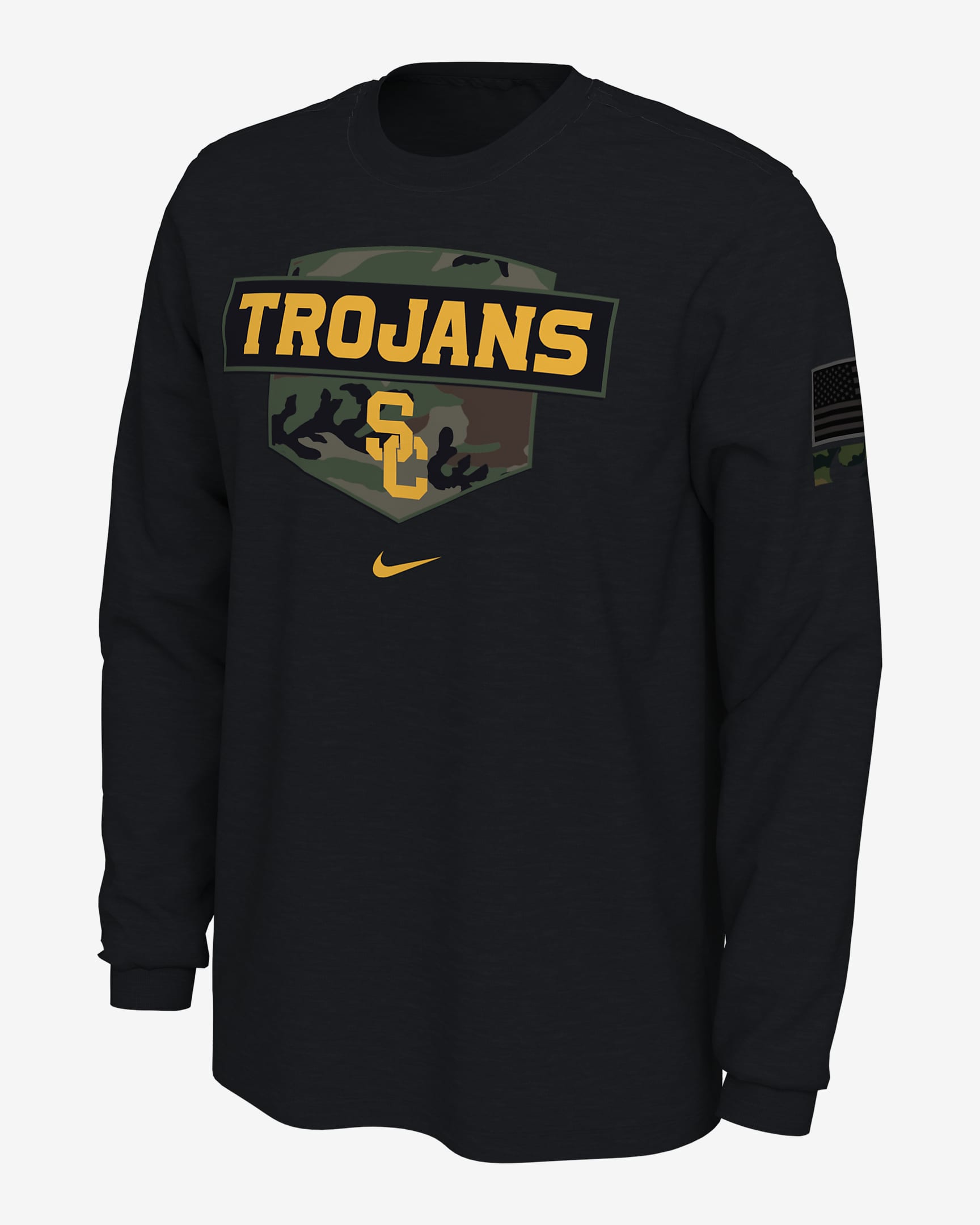 Nike College Usc Mens Long Sleeve T Shirt 1494