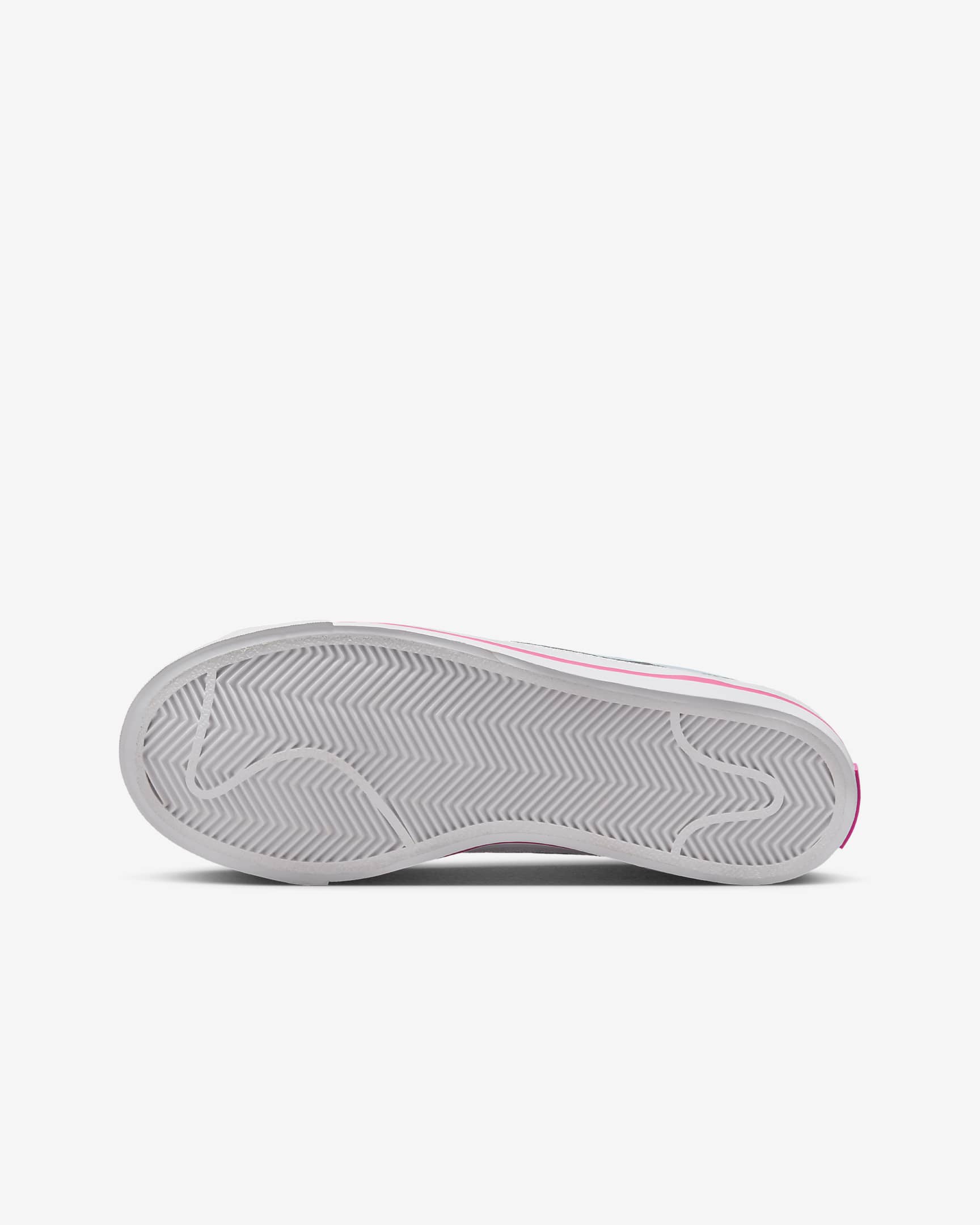 NikeCourt Legacy Older Kids' Shoes - White/Pinksicle/Light Armoury Blue