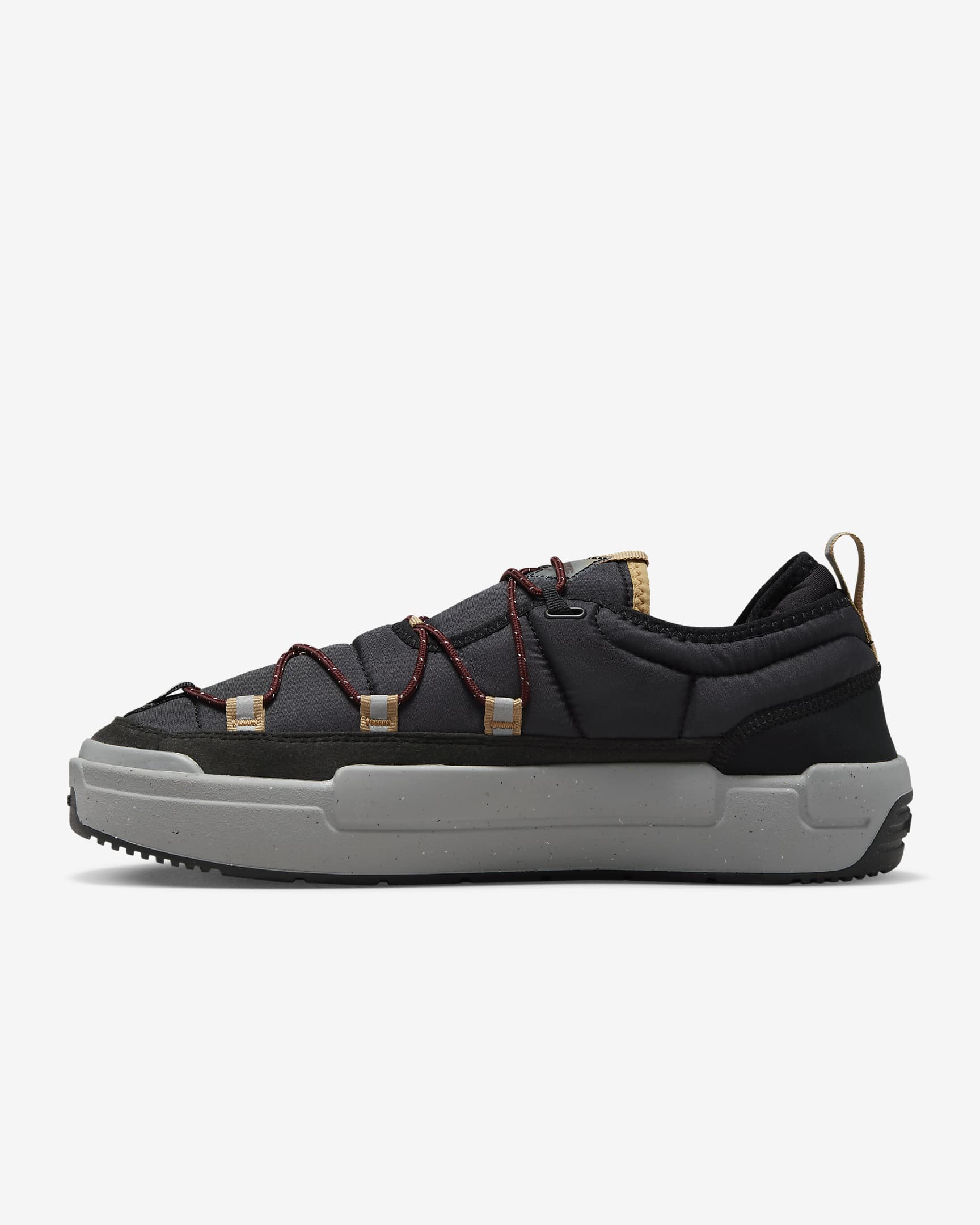 Nike Offline Pack Men's Mules - Black/Burgundy Crush/Elemental Gold/Anthracite