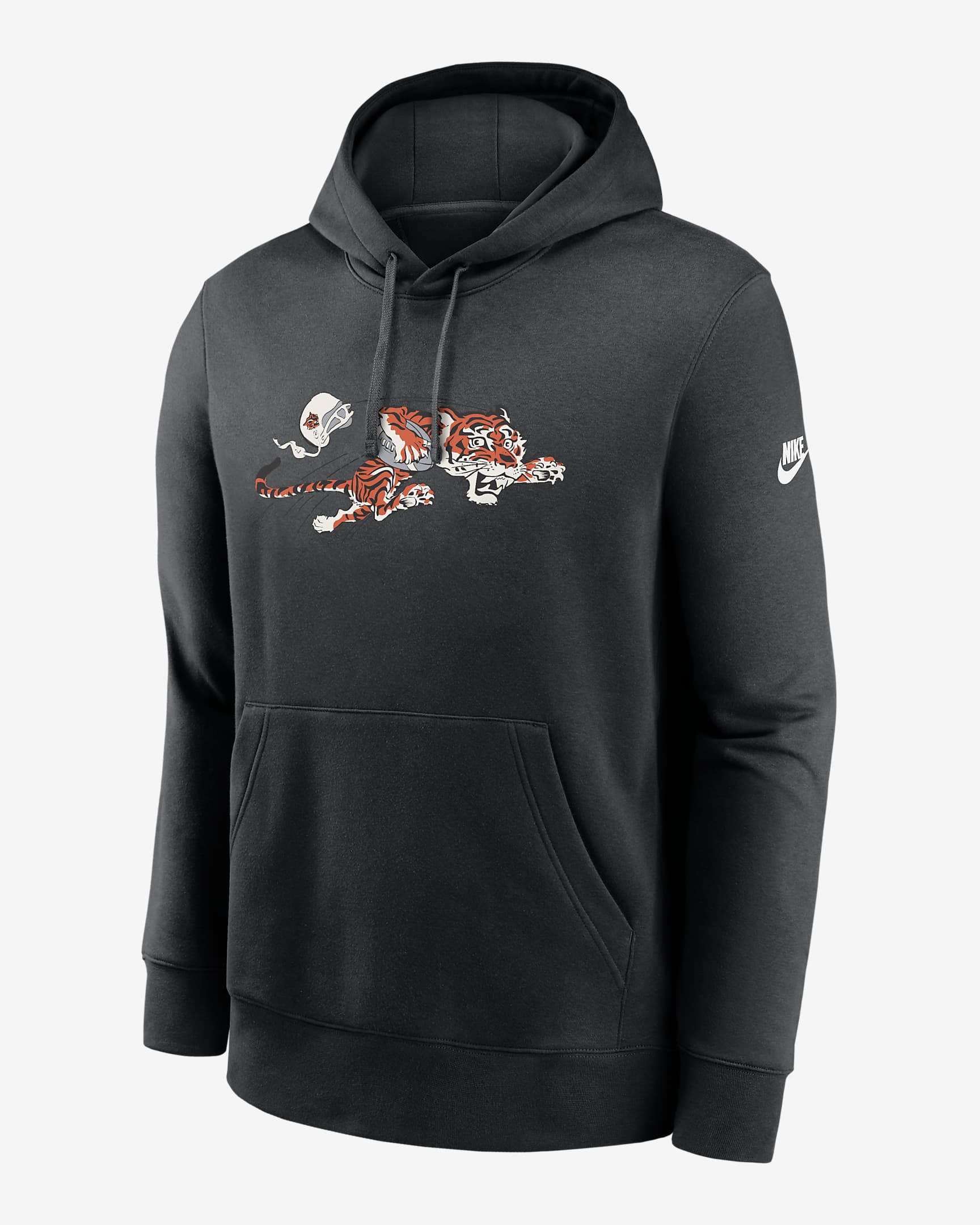 Cincinnati Bengals Rewind Club Logo Men’s Nike NFL Pullover Hoodie - Black