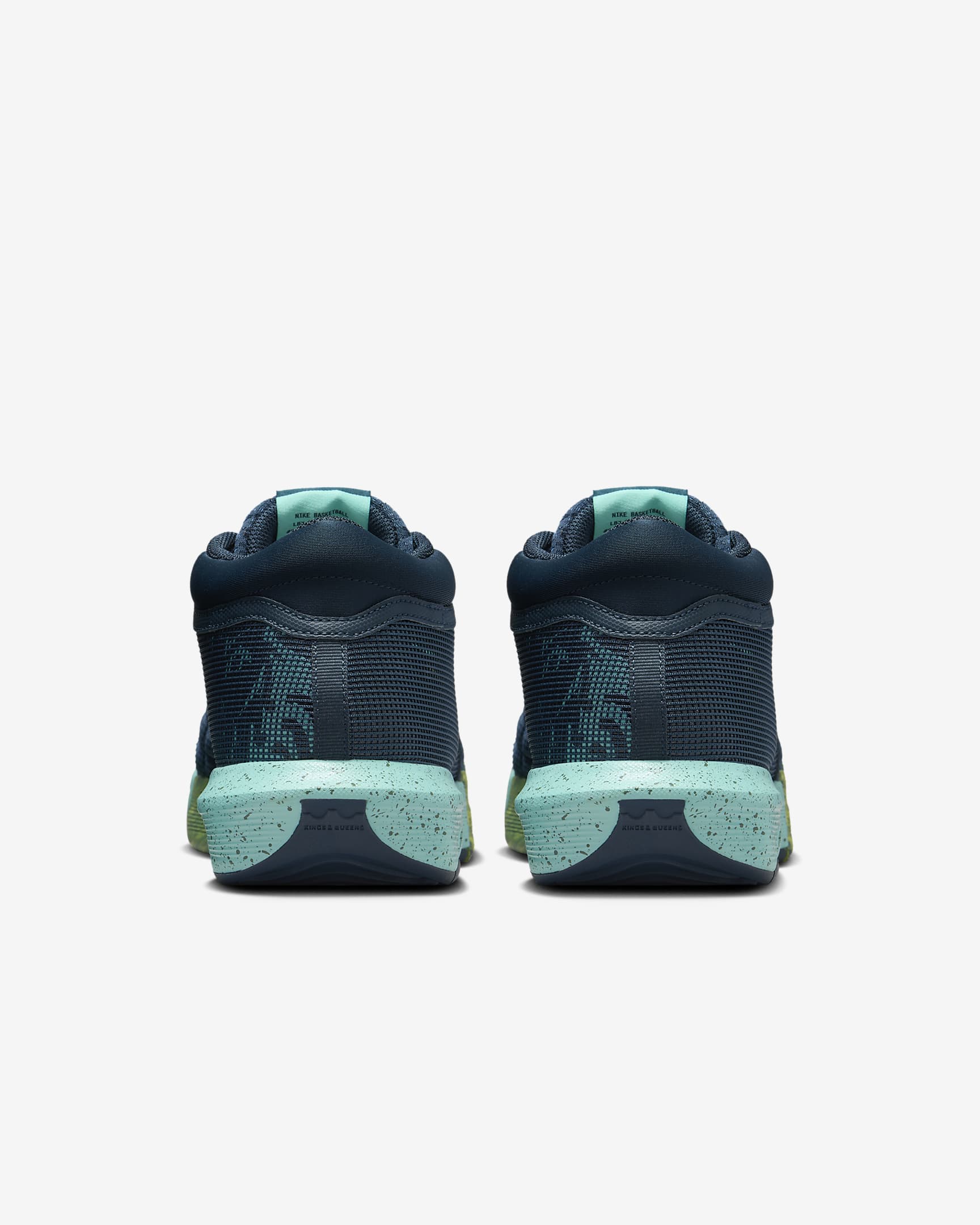 LeBron Witness 8 EP Basketball Shoes - Armory Navy/Green Frost/Bicoastal/Cyber