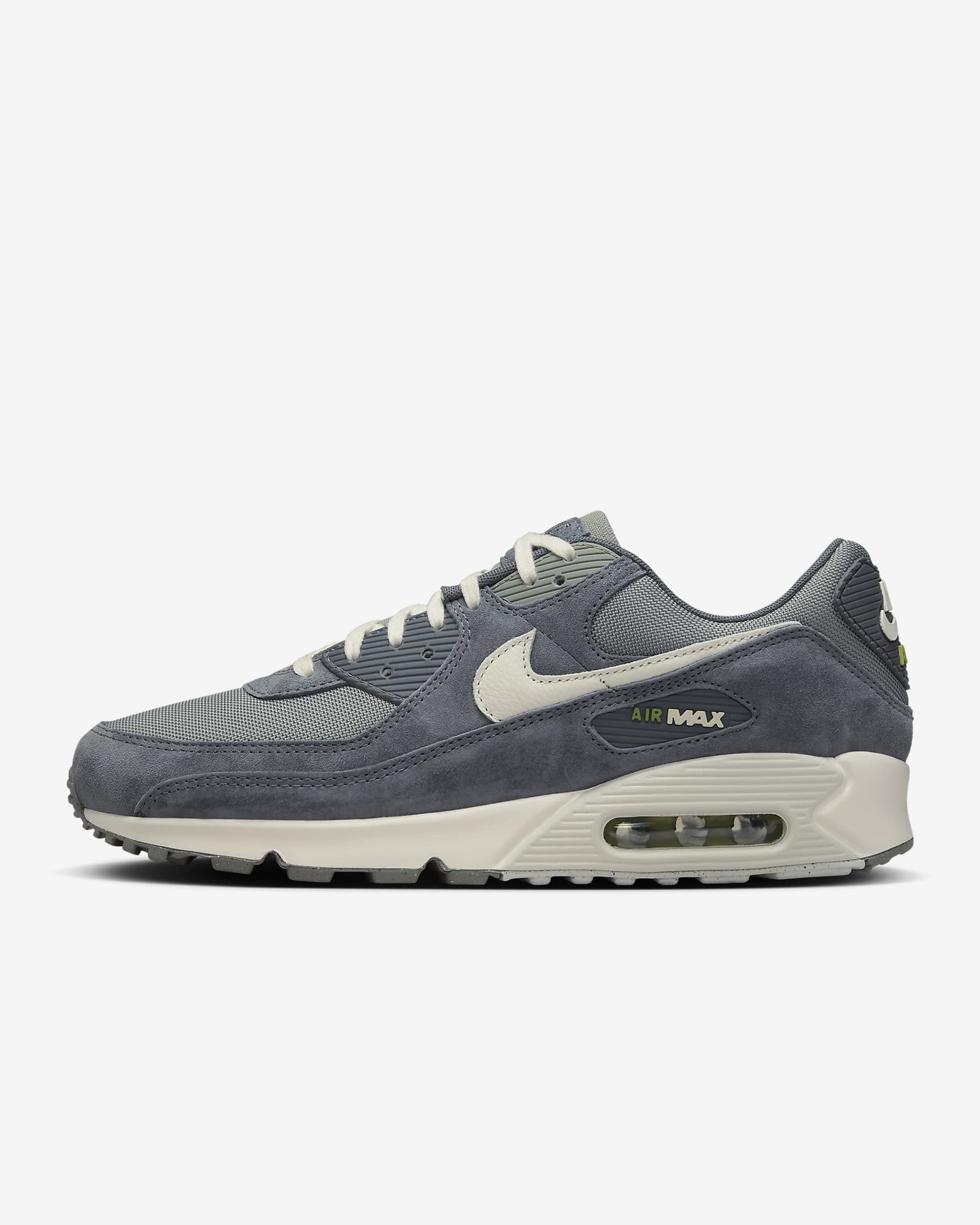 Buty męskie Nike Air Max 90 Premium - Iron Grey/Dark Stucco/Pear/Phantom