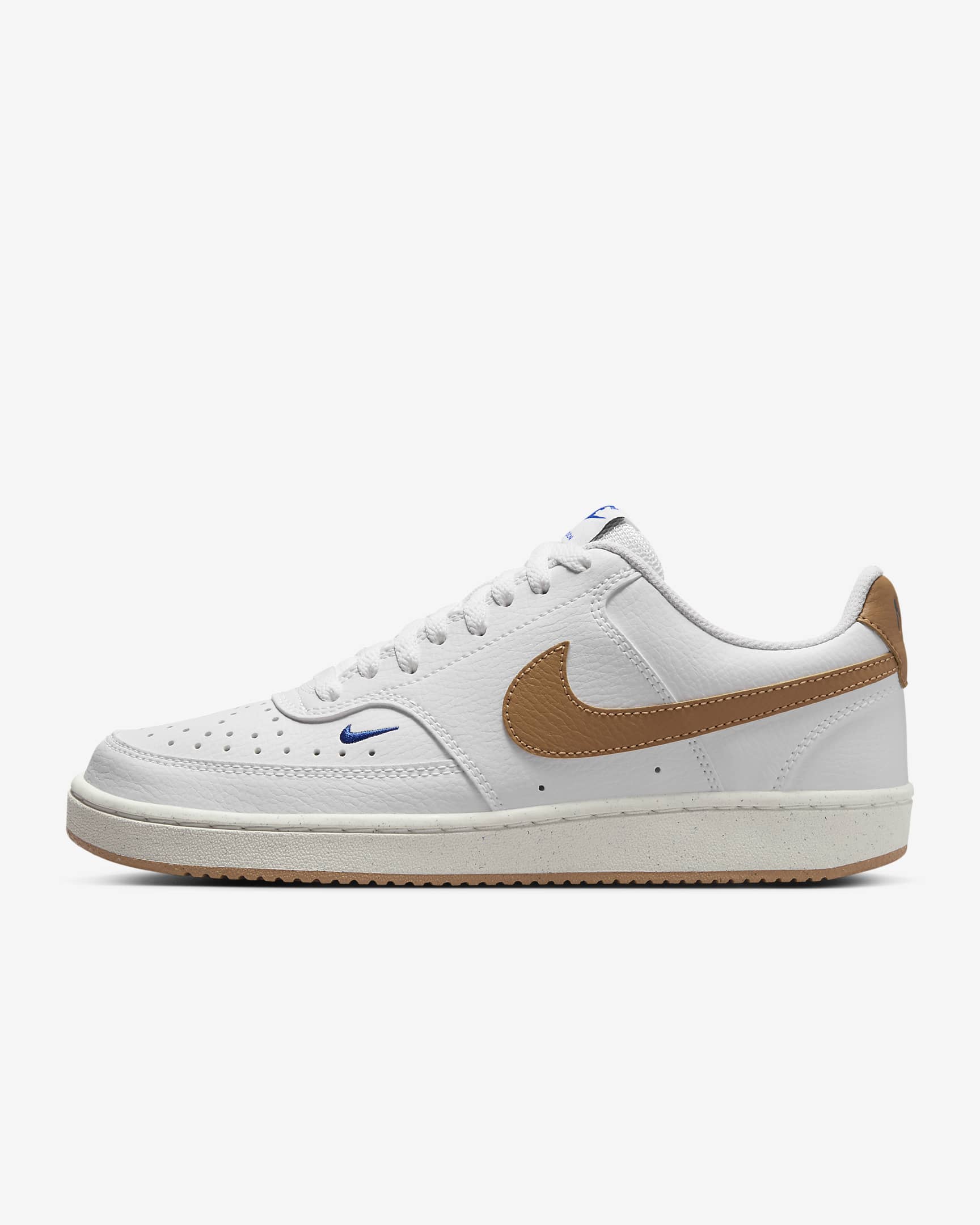 Nike Court Vision Low Next Nature sko til dame - Hvit/Game Royal/Sail/Flax