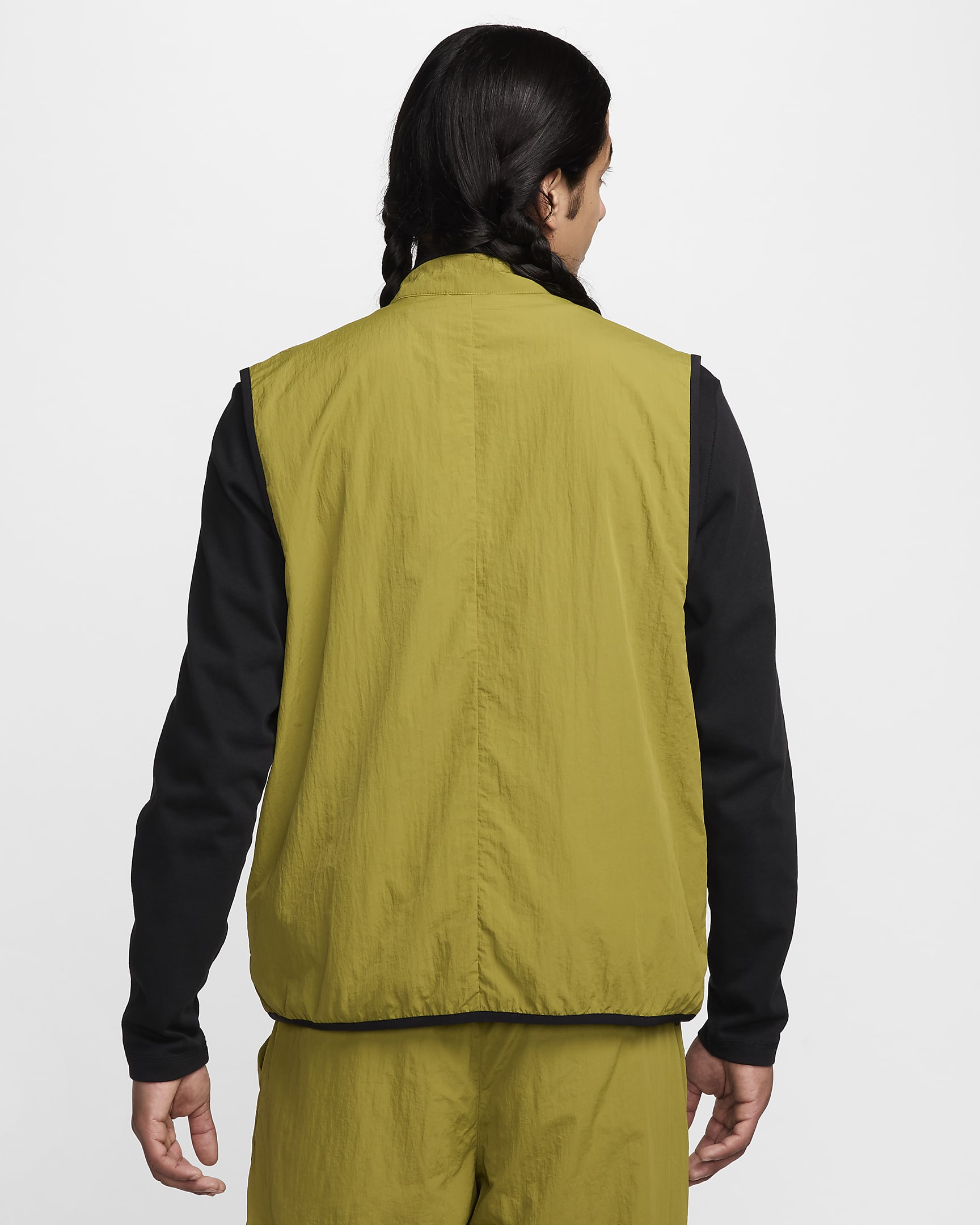 Nike Tech vevd vest til herre - Pacific Moss/Pacific Moss/Svart