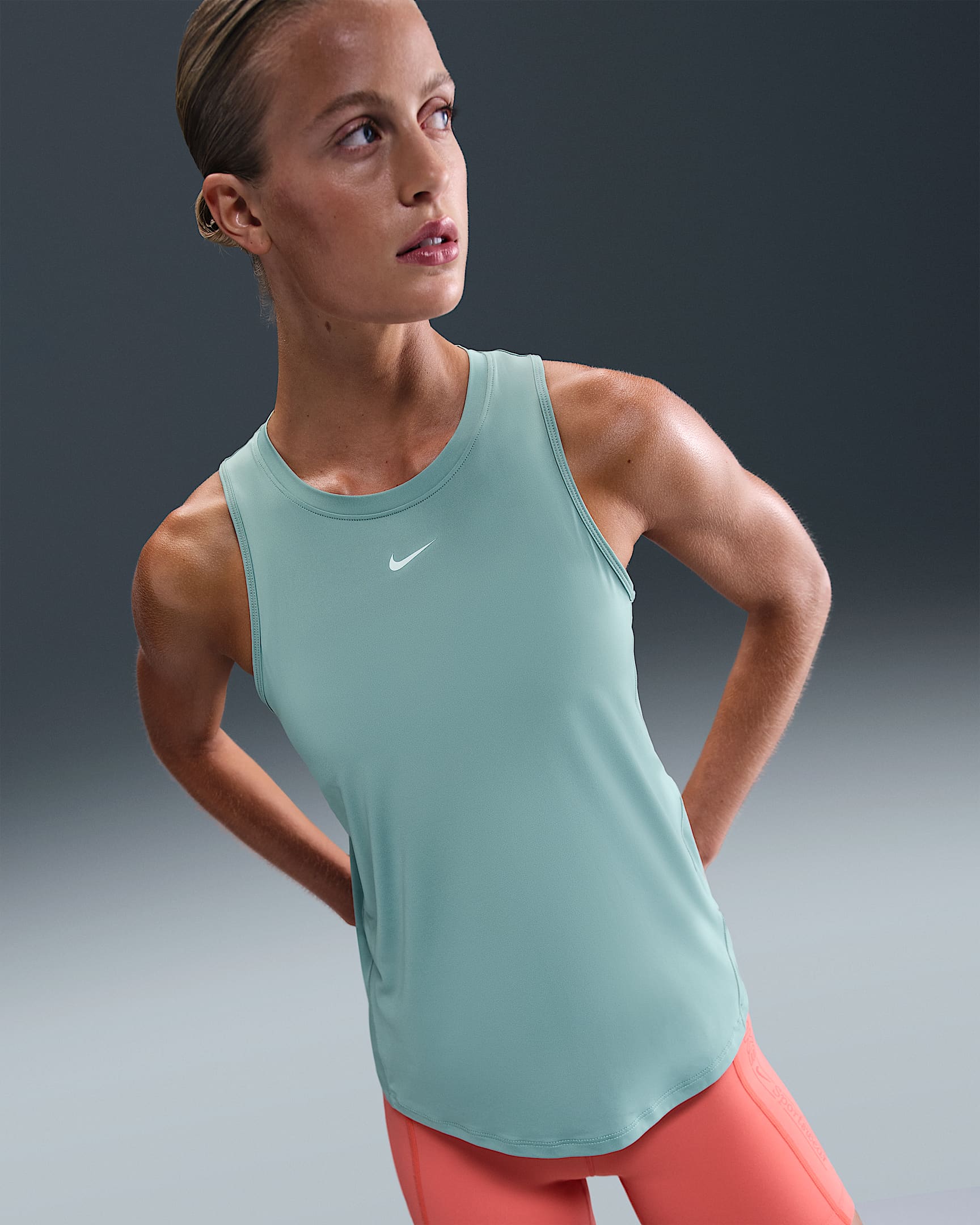 Nike One Classic Dri-FIT Tanktop für Damen - Cannon/Weiß