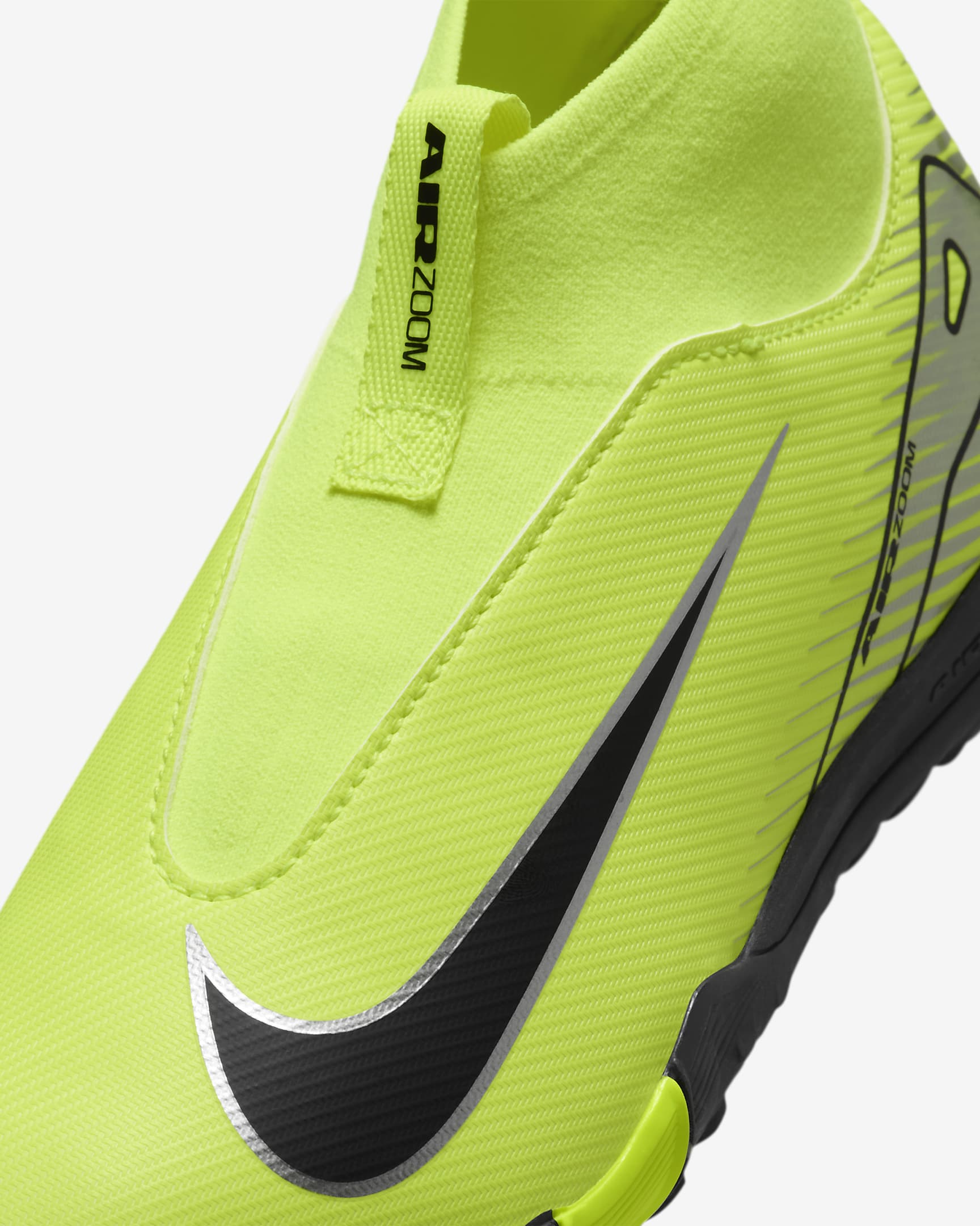 Nike Jr. Mercurial Superfly 10 Academy Younger/Older Kids' TF High-Top Football Shoes - Volt/Black