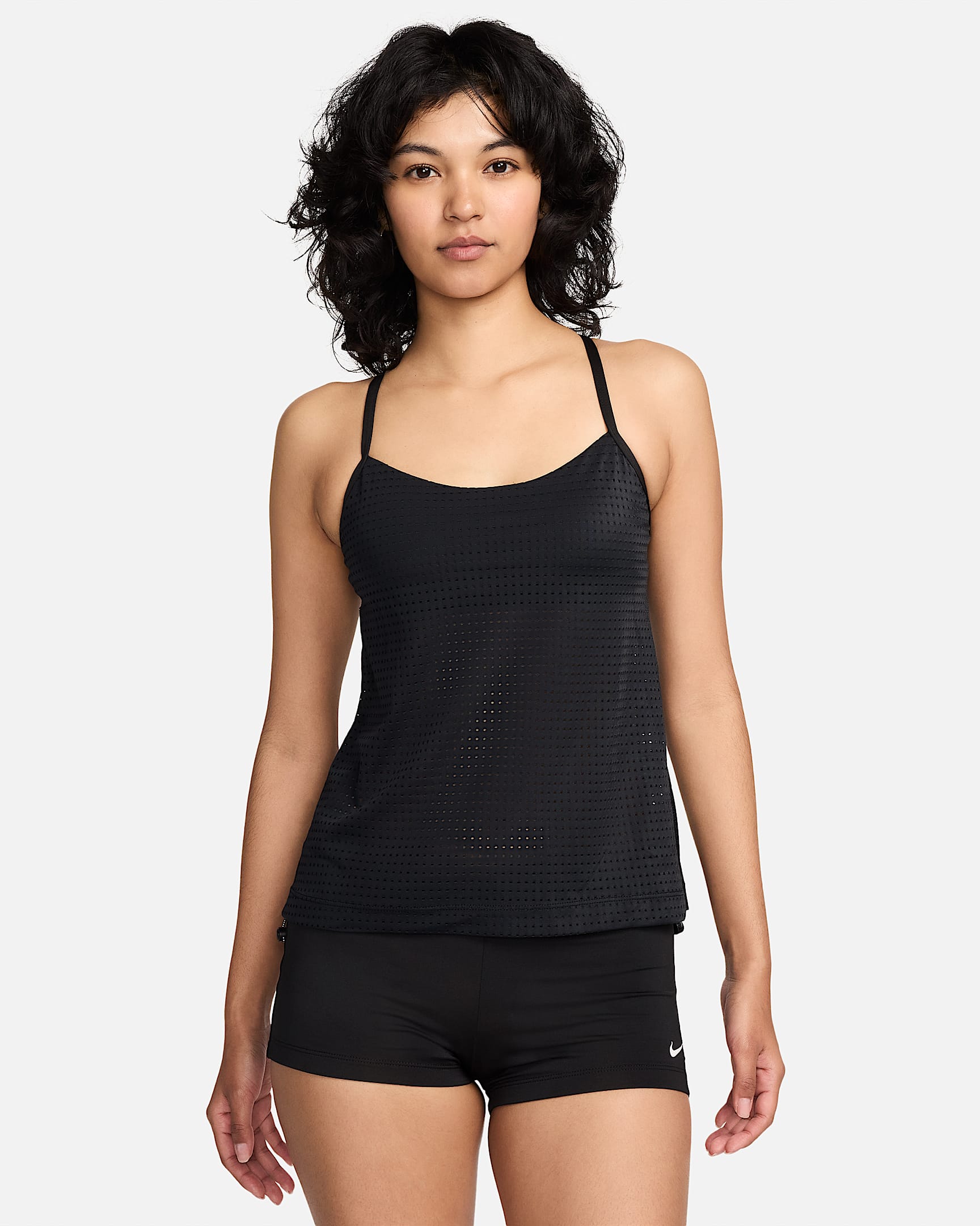Nike Essential Women's Layered Tankini Top.