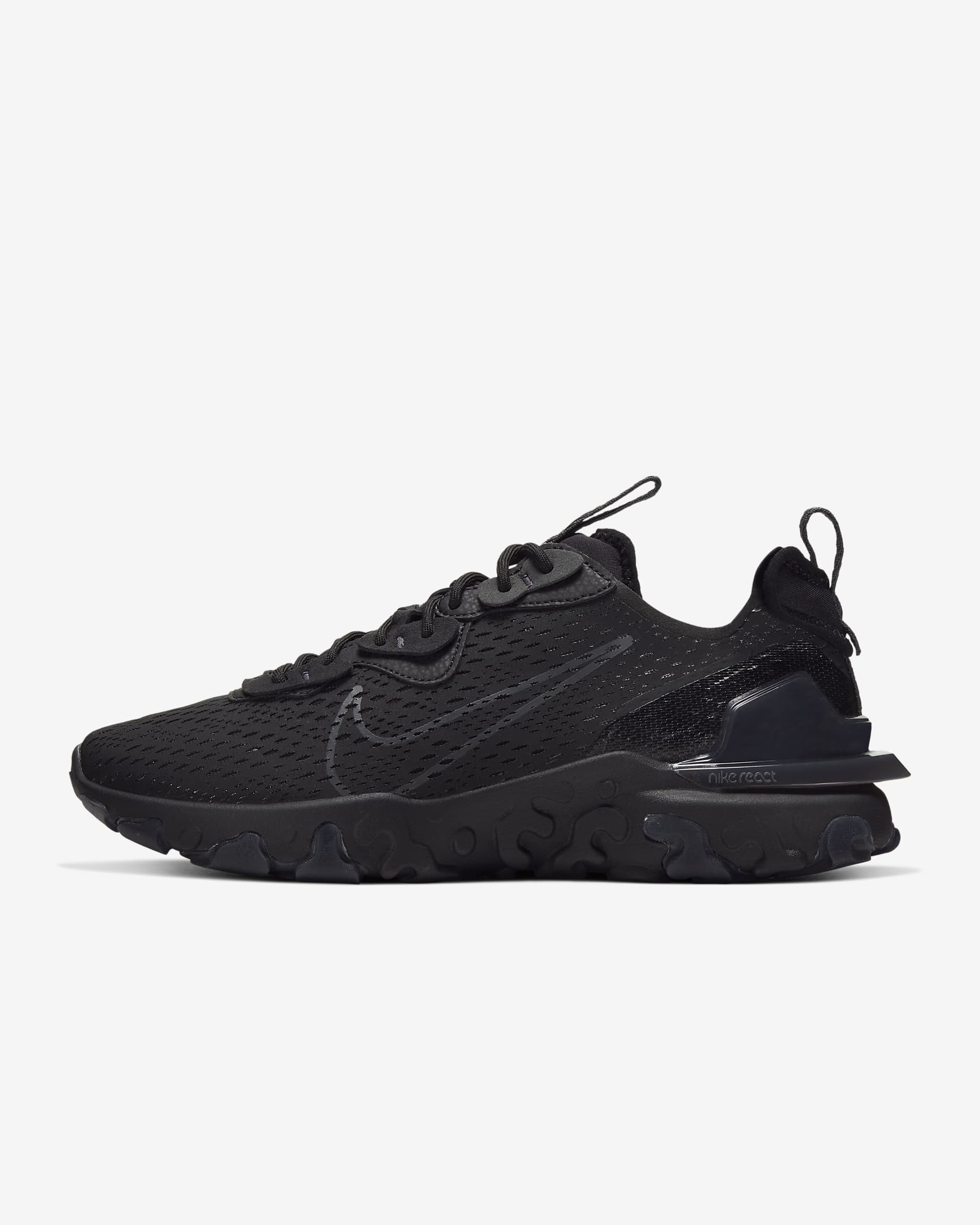 Nike React Vision Zapatillas - Hombre - Negro/Negro/Anthracite/Anthracite