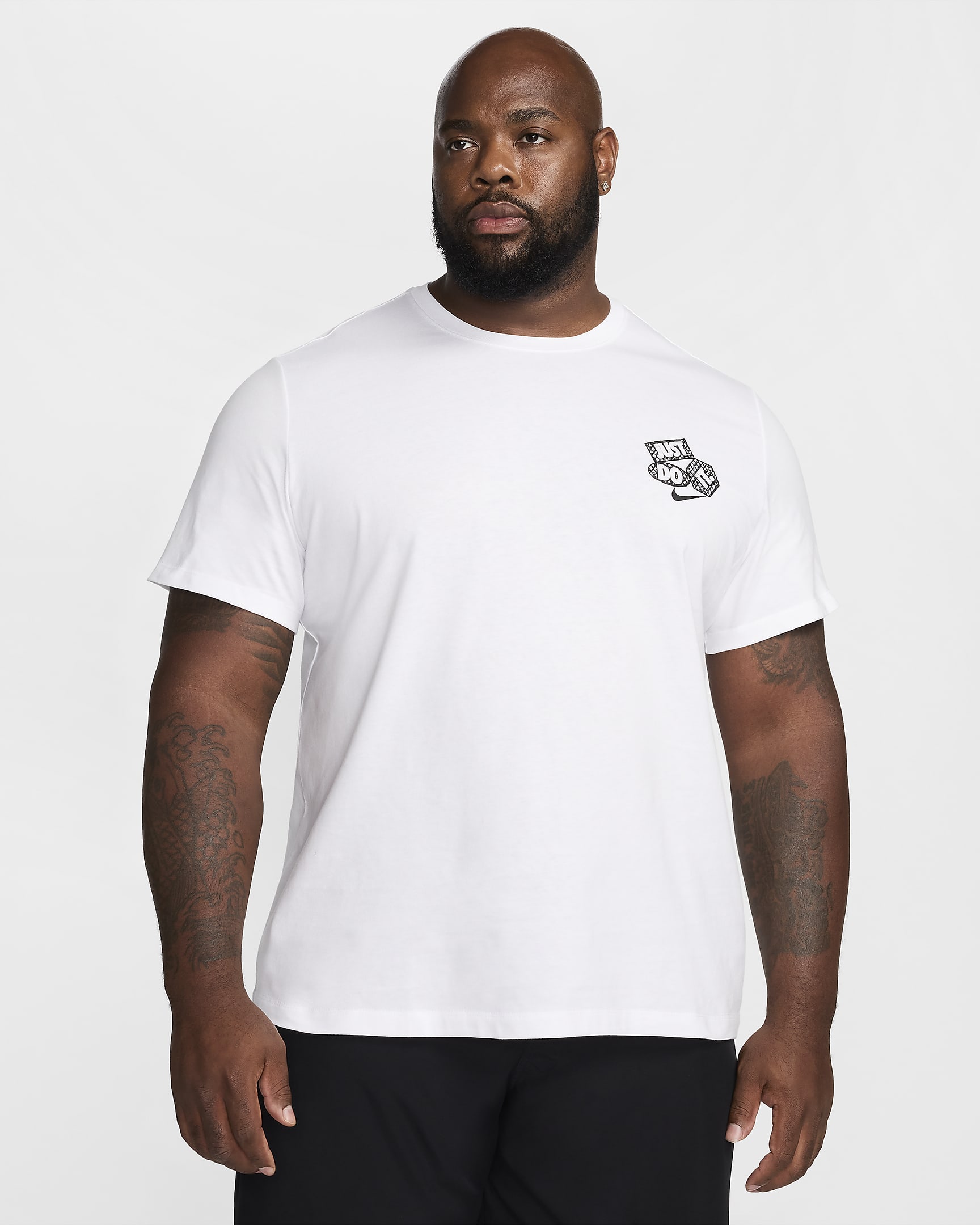 Nike Men's Fitness T-Shirt - White