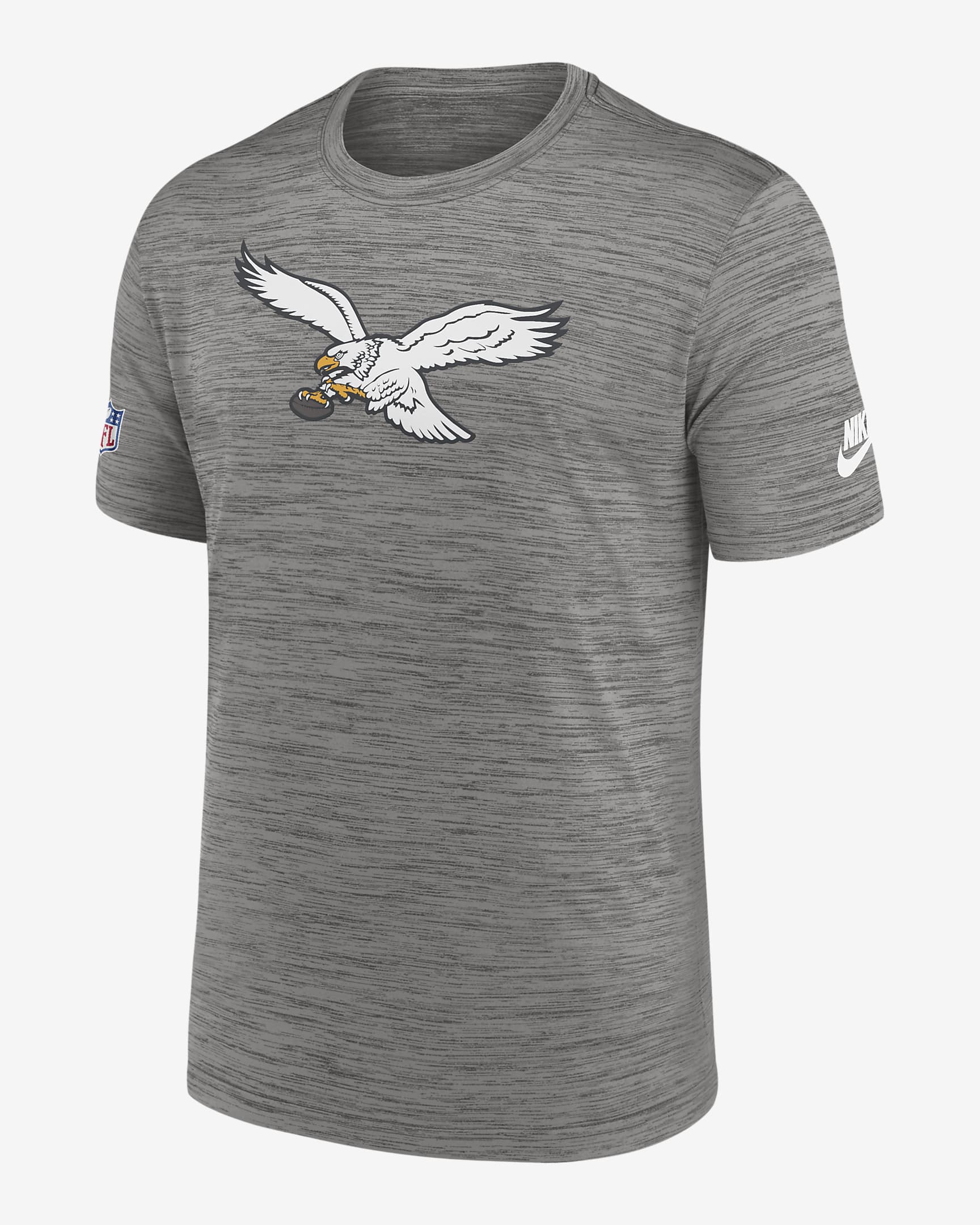 Nike Dri-FIT Team (NFL Philadelphia Eagles) Men's T-Shirt - Charcoal Heather