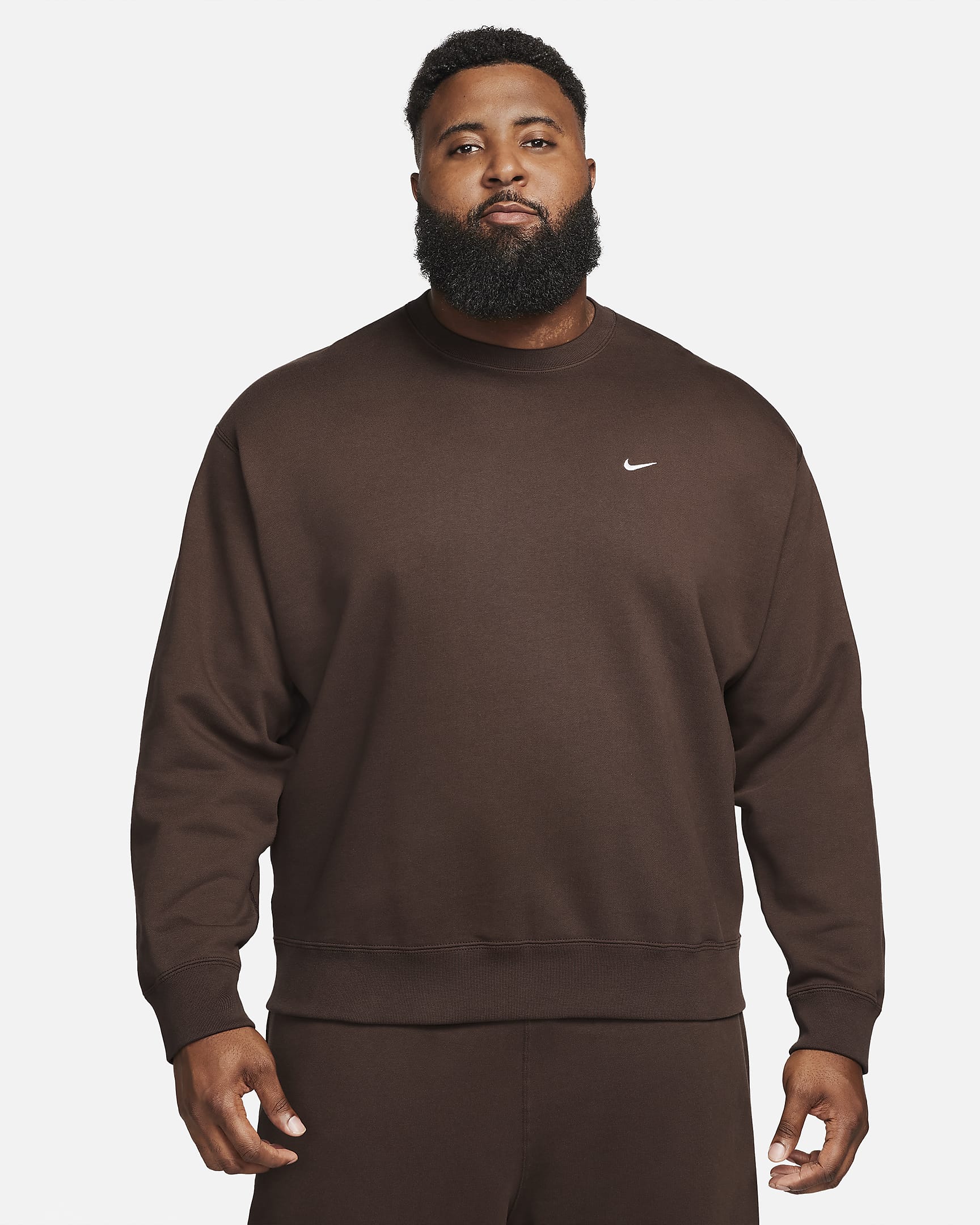 Nike Solo Swoosh Men's Fleece Crew. Nike.com