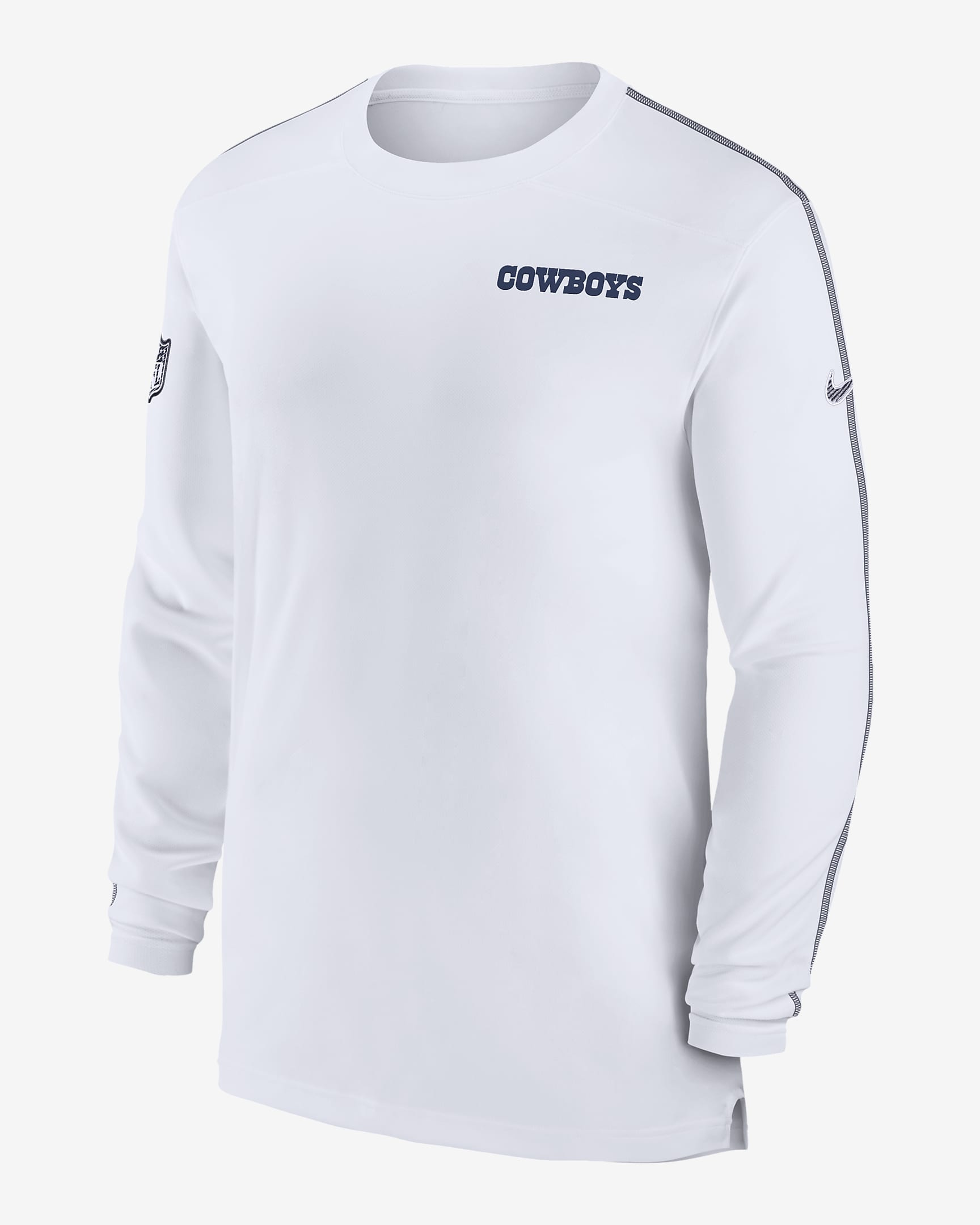 Playera de manga larga Nike Dri-FIT de la NFL para hombre Dallas ...