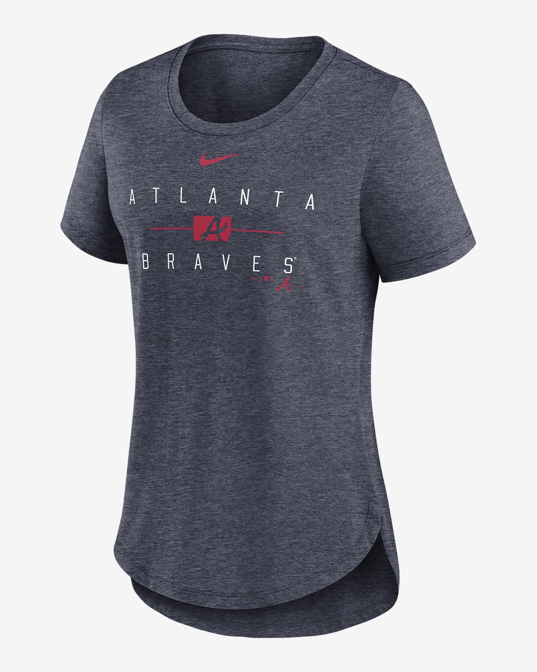 Atlanta Braves Knockout Team Stack Women's Nike MLB T-Shirt. Nike.com