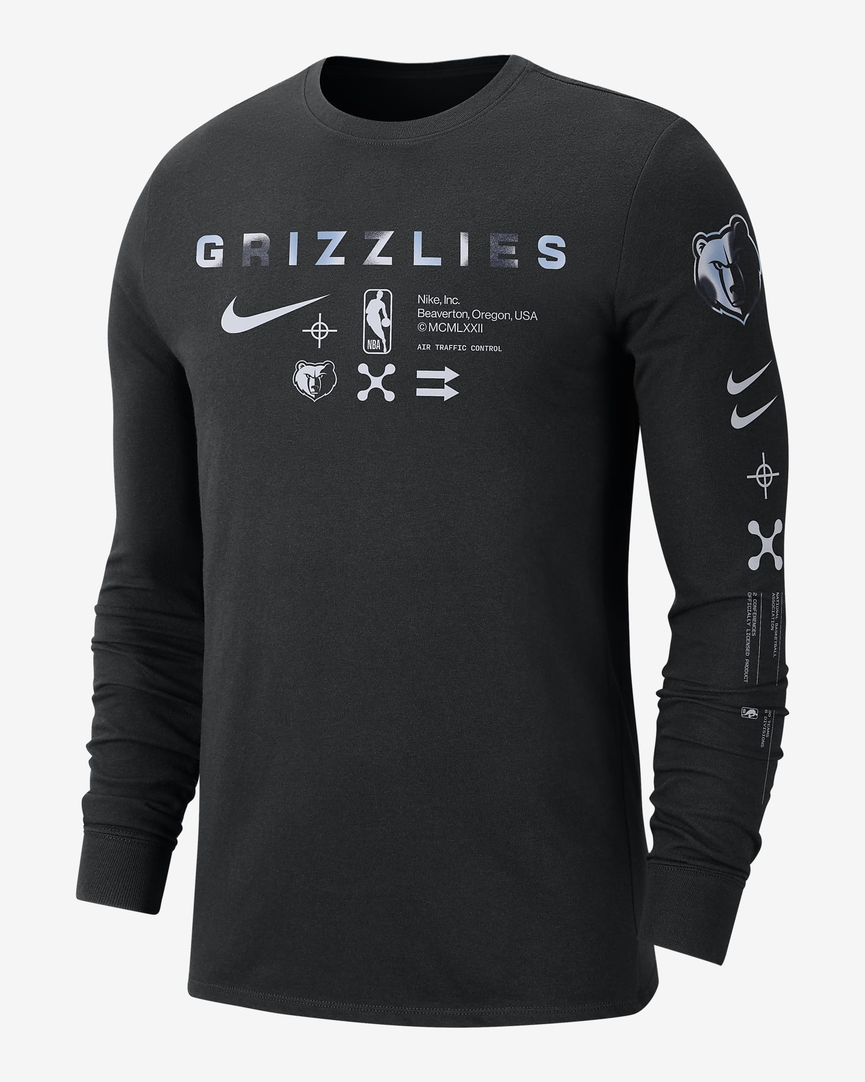 Memphis Grizzlies Men's Nike NBA Long-Sleeve T-Shirt. Nike.com
