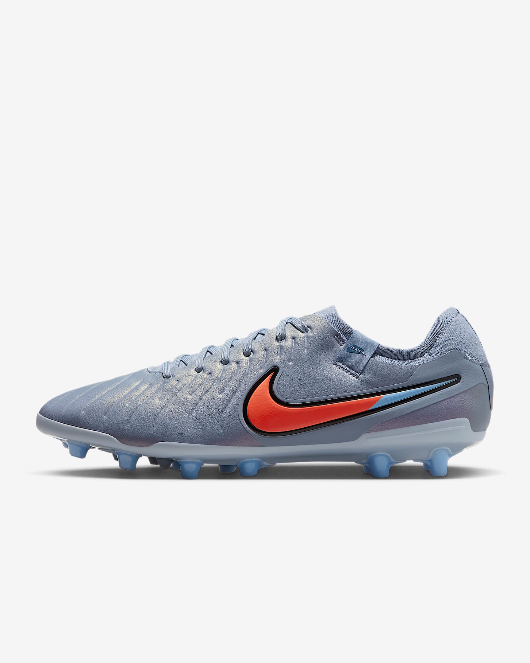 Nike Tiempo Legend 10 Pro Artificial-Grass Low-Top Football Boot - Blue Eclipse/Black
