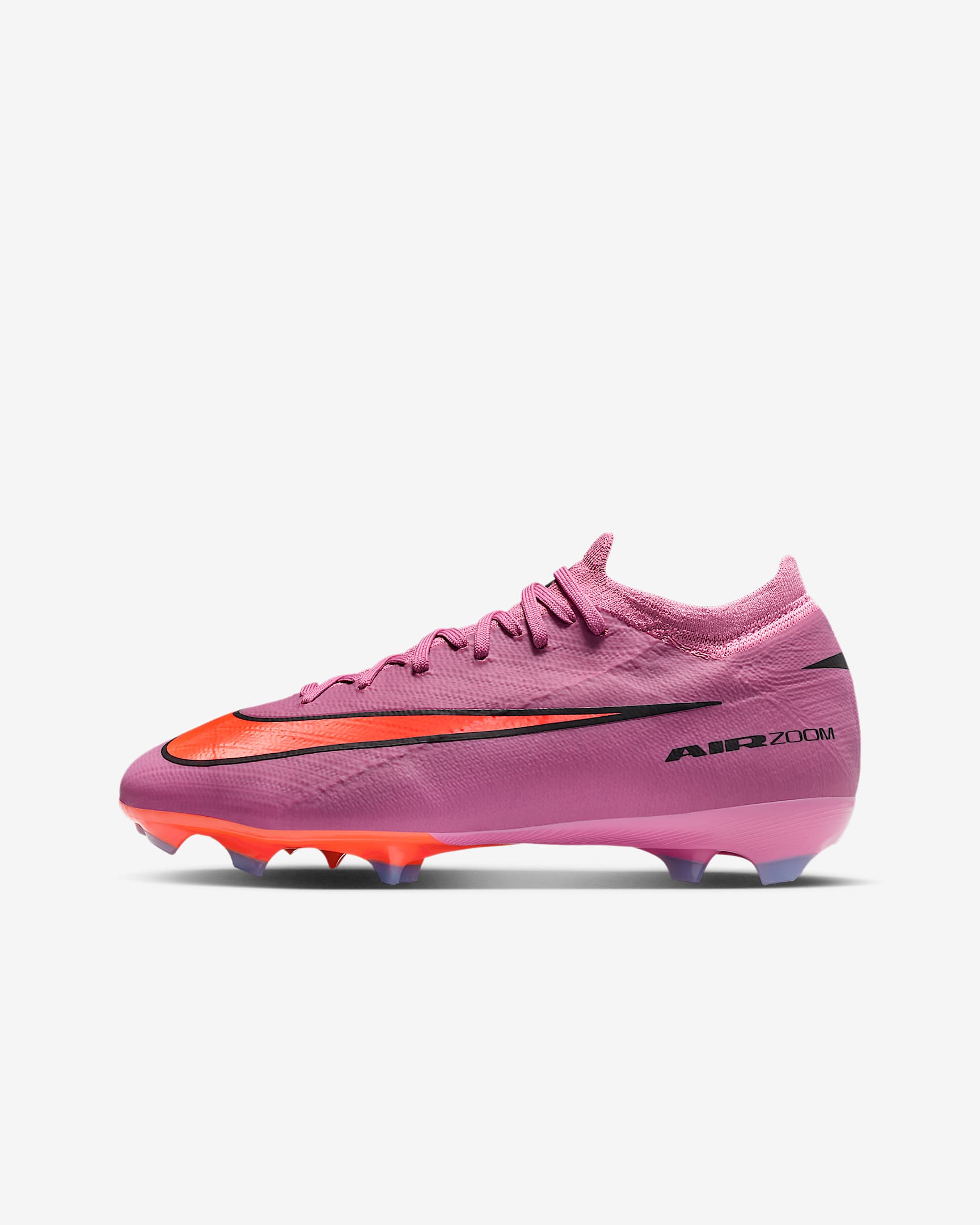 Nike Jr. Mercurial Vapor 16 Pro Little/Big Kids' Firm-Ground Low-Top Soccer Cleats - Magic Flamingo/Total Crimson/Black