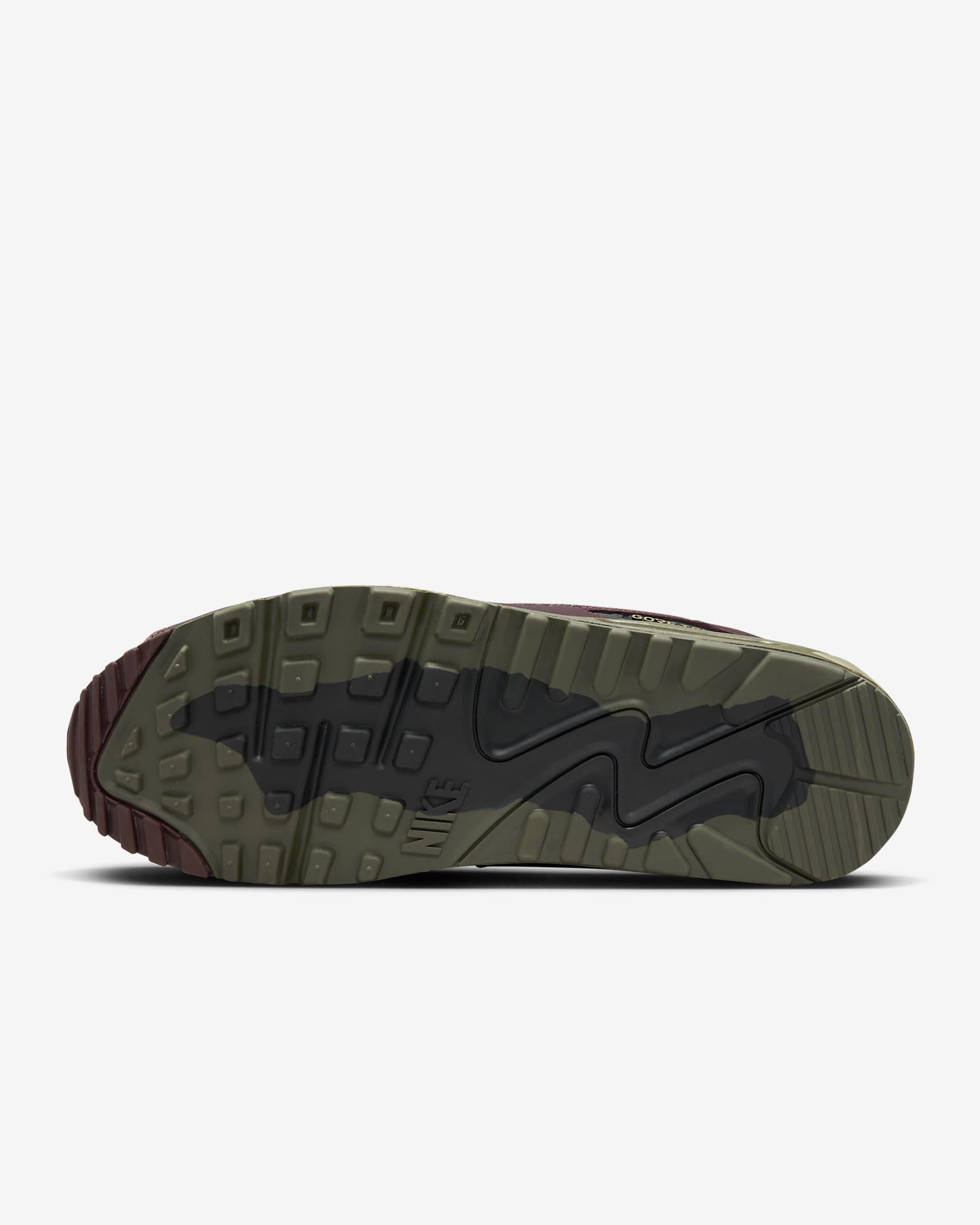 Nike Air Max 90 GORE-TEX Herrenschuh - Medium Olive/Cargo Khaki/Burgundy Crush/Neutral Olive