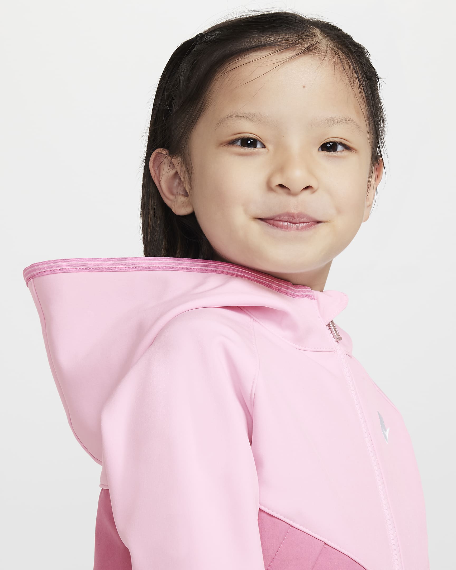 Chamarra ligera Futura infantil Nike - Espuma rosa