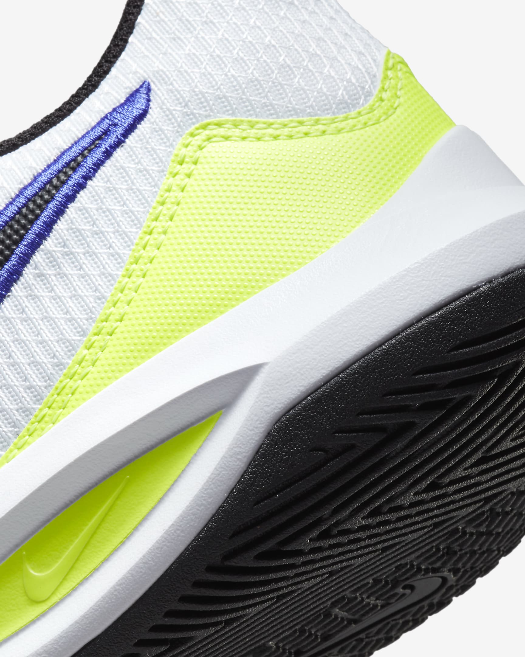 Nike Precision 5 Basketball Shoe - White/Barely Volt/Volt/Black