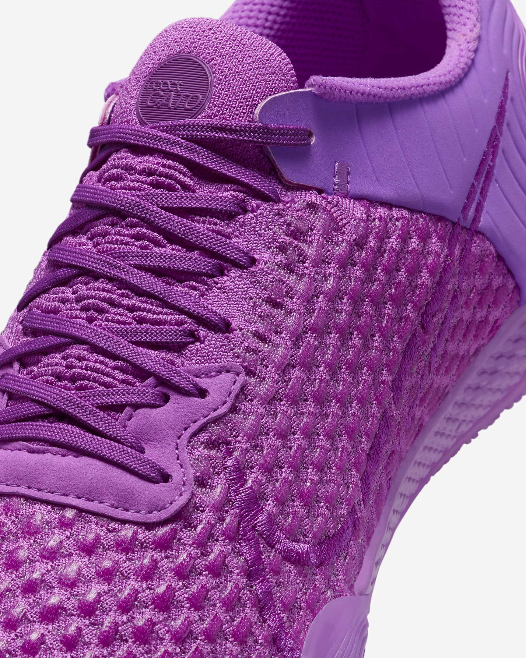 รองเท้าฟุตบอลไม่หุ้มข้อสำหรับสนามในร่ม/คอร์ท Nike React Gato - Fuchsia Dream/Lilac Bloom