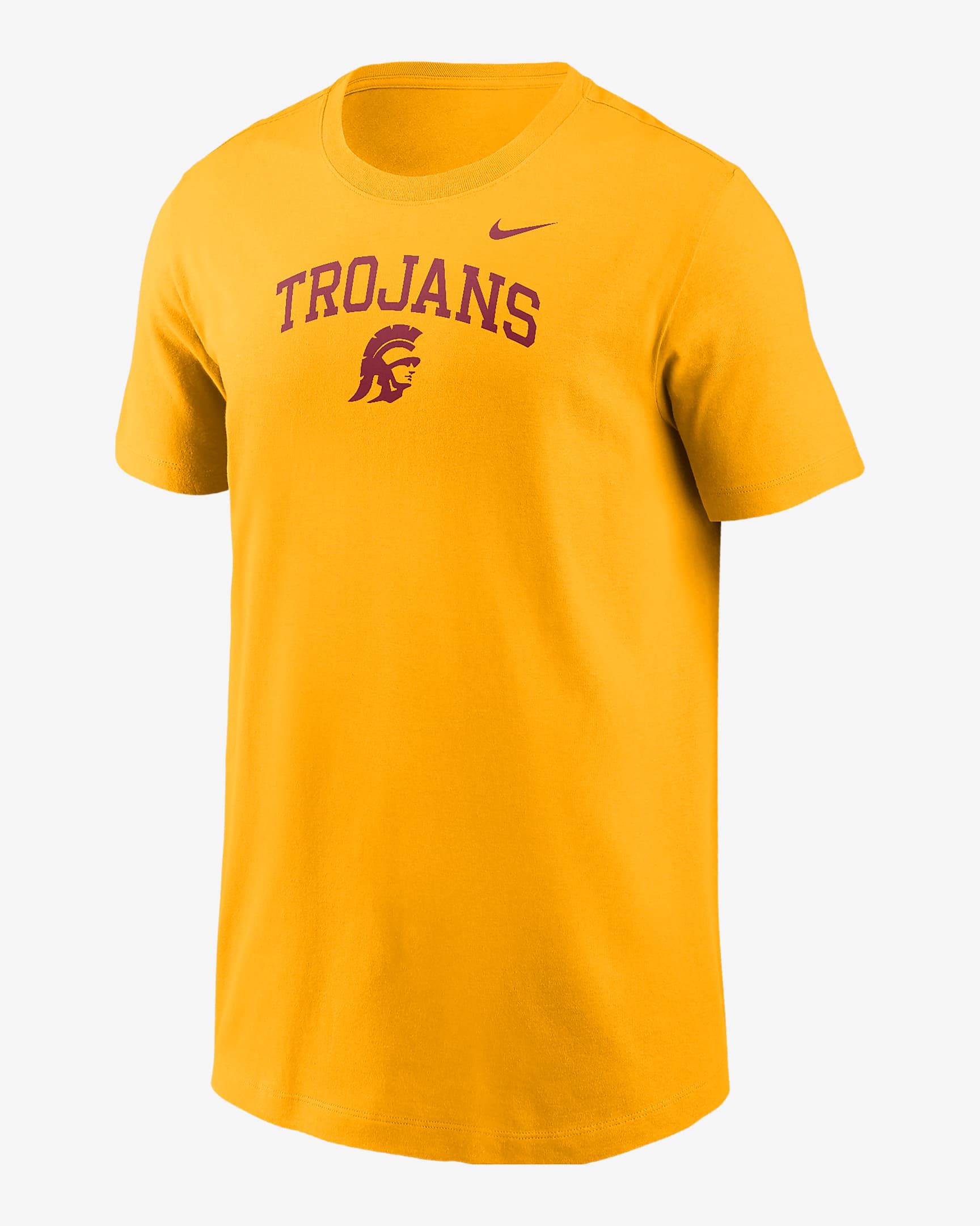 Playera universitaria Nike para niños talla grande USC - Oro universitario